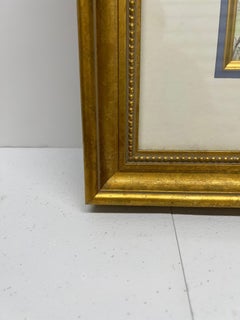 Martha Cahoon (Americana 1905-1999) "A Fall Fall" Pittura folkloristica a pastello C 1996