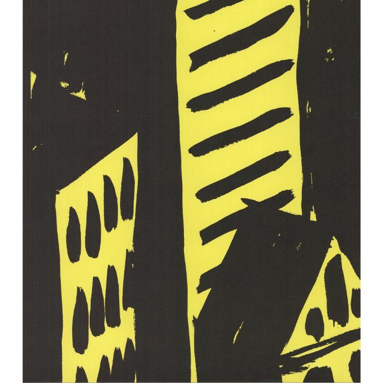 Martha Diamond 'American Dance Festival' 1981- Lithograph For Sale 1