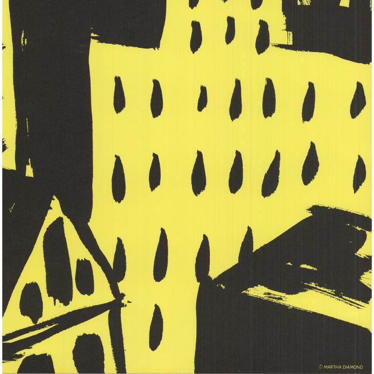 Martha Diamond 'American Dance Festival' 1981- Lithograph For Sale 2
