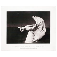 “Martha Graham, Letter to the World” 1994 U.S. Exhibition Poster