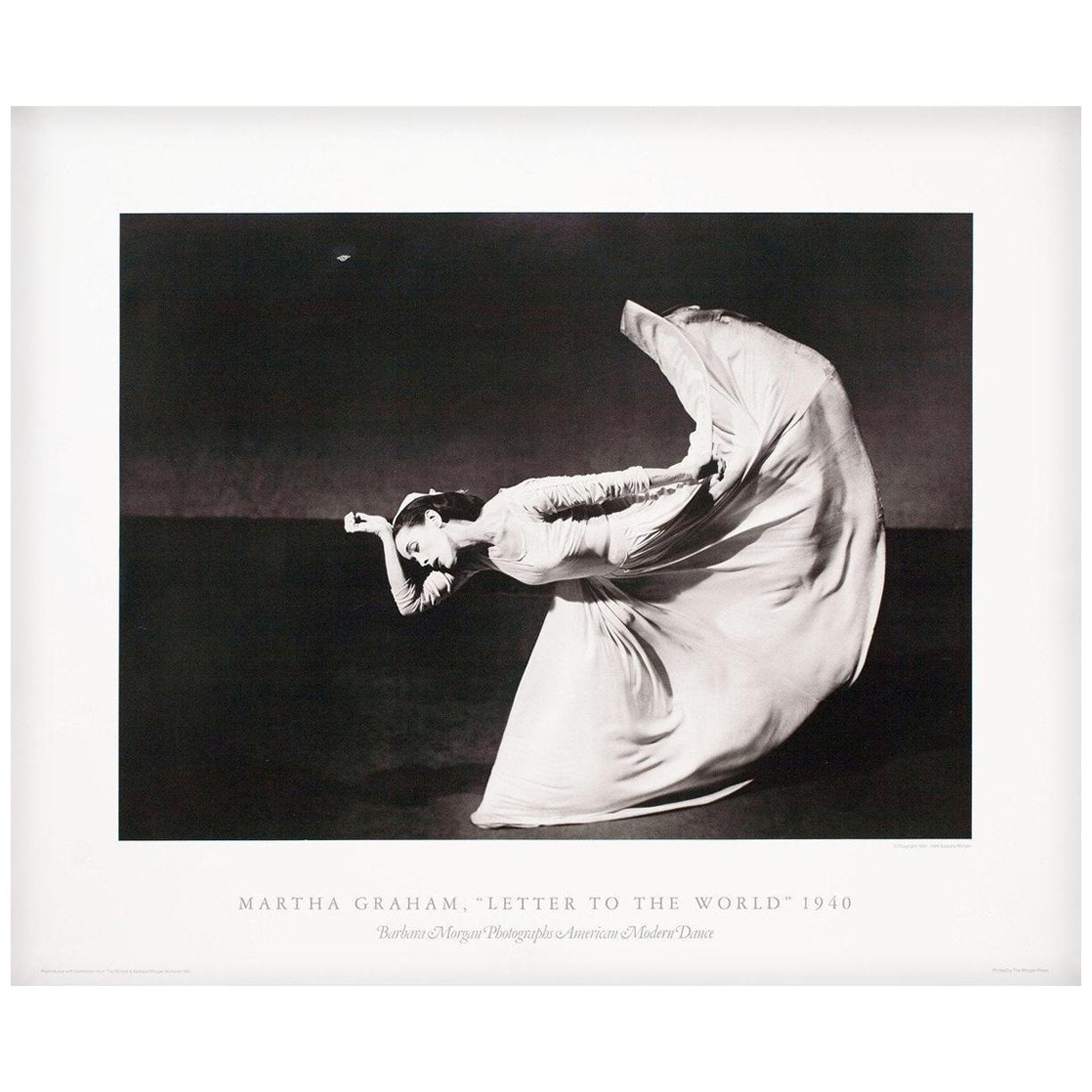 Martha Graham, Letter to the World 1994 U.S. Exhibition Poster
