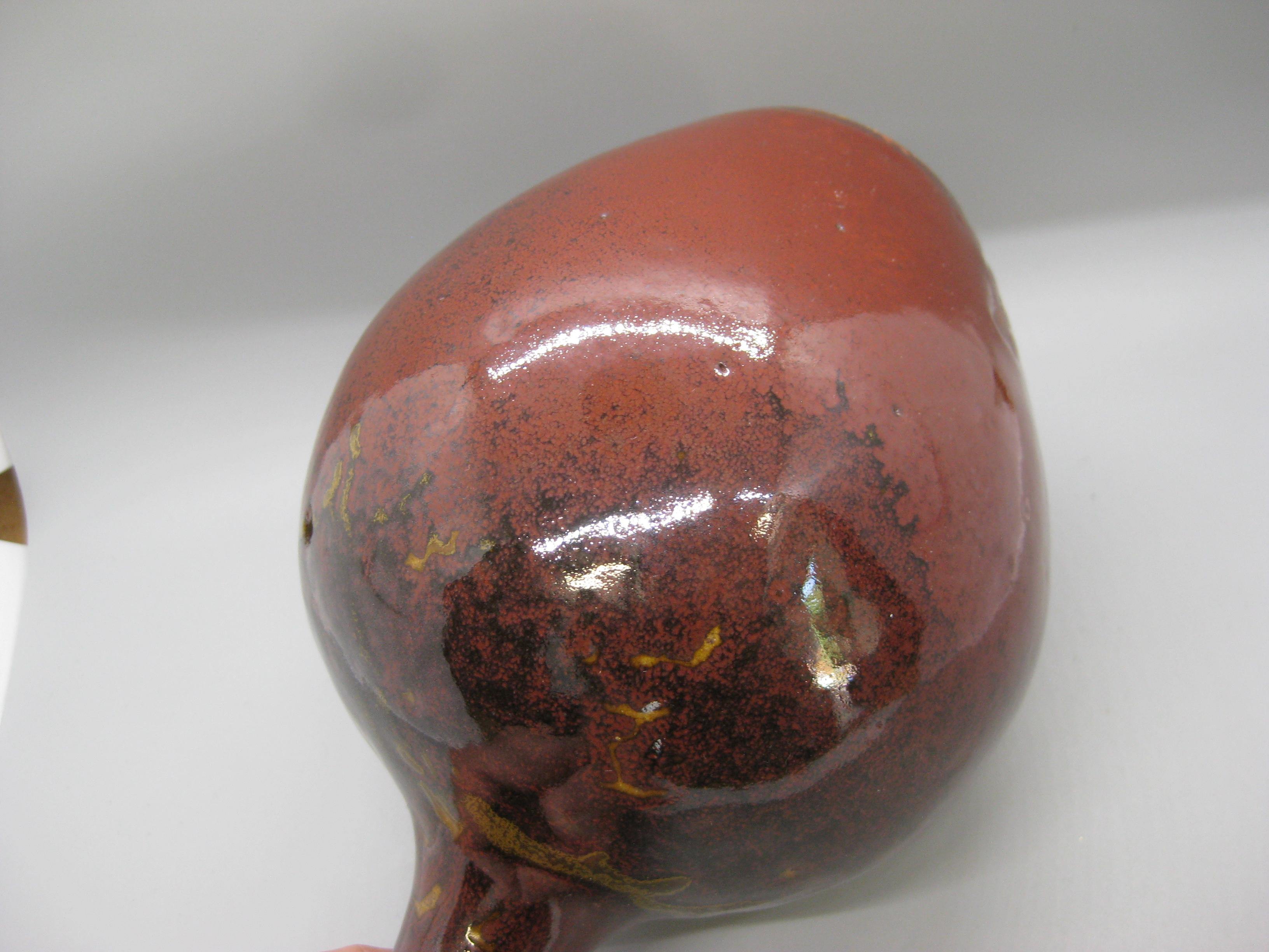 Martha Longenecker San Diego California Studio Pottery Vaso con smalto salino in vendita 8