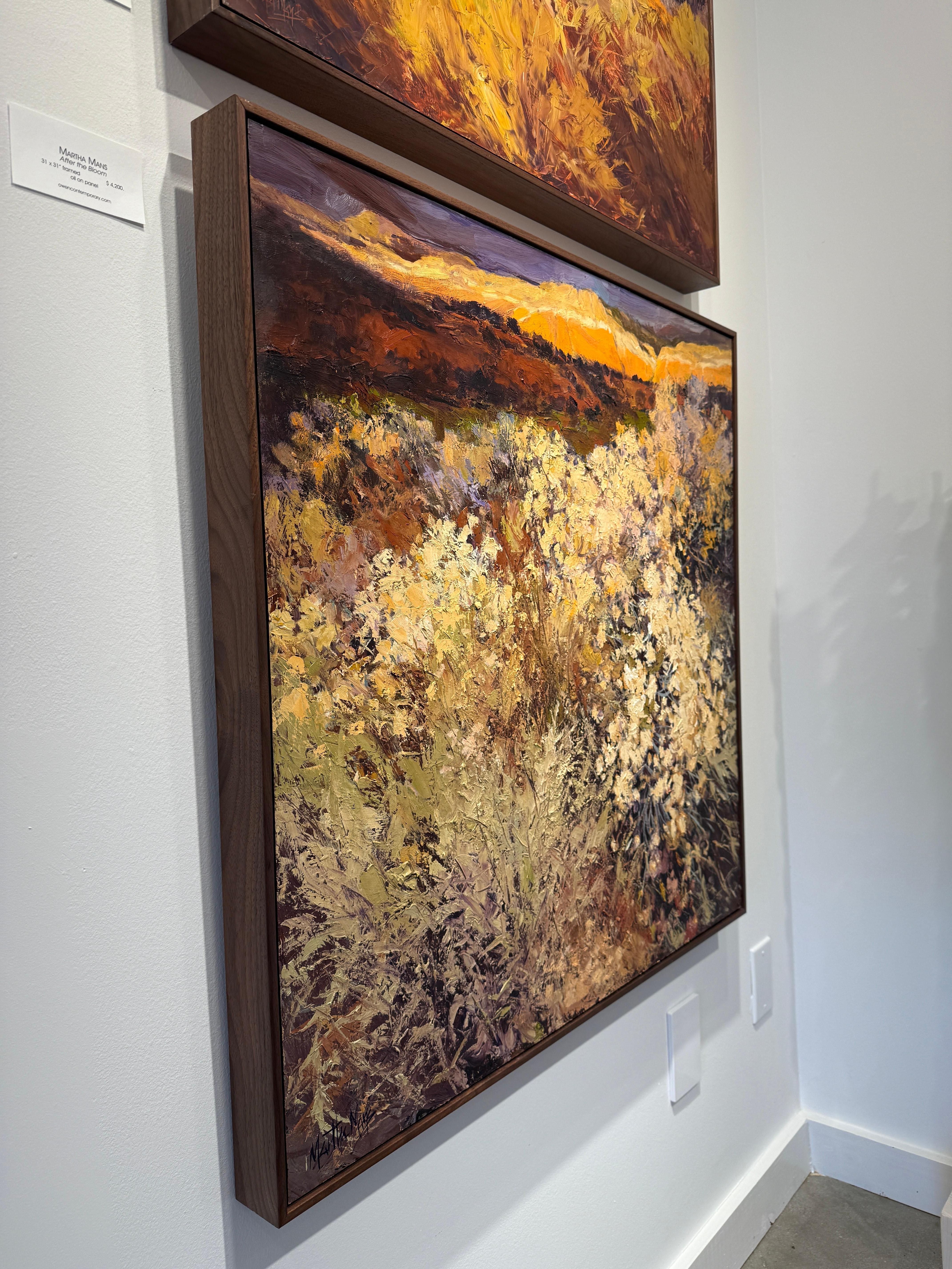 After the Bloom - Contemporary Painting by Martha Mans