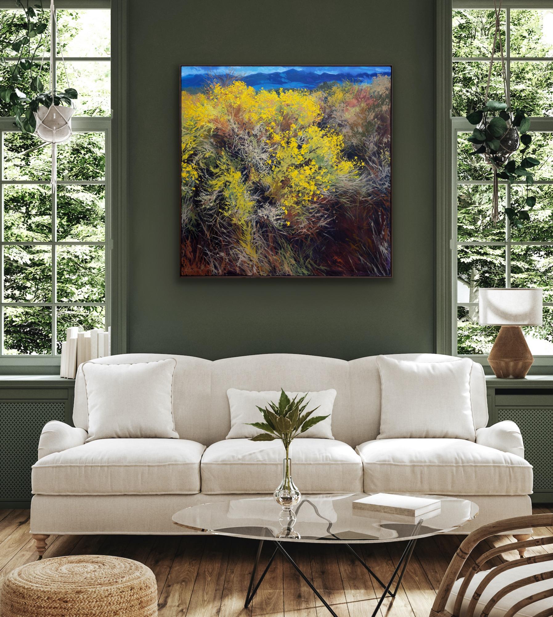 Arroyo Hondo Bloom - Painting by Martha Mans