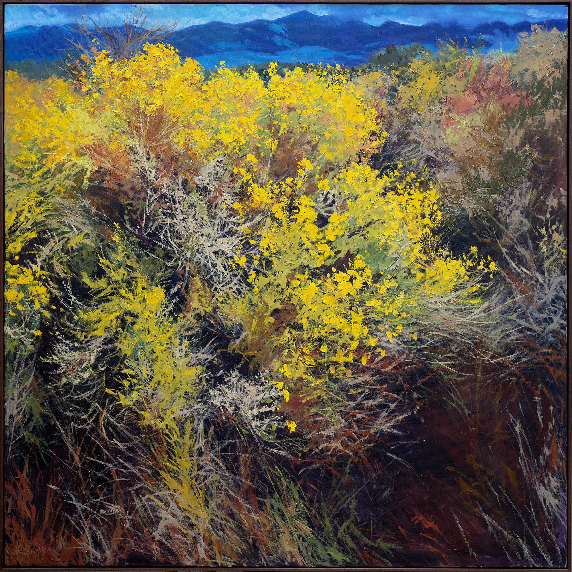 Martha Mans Landscape Painting - Arroyo Hondo Bloom