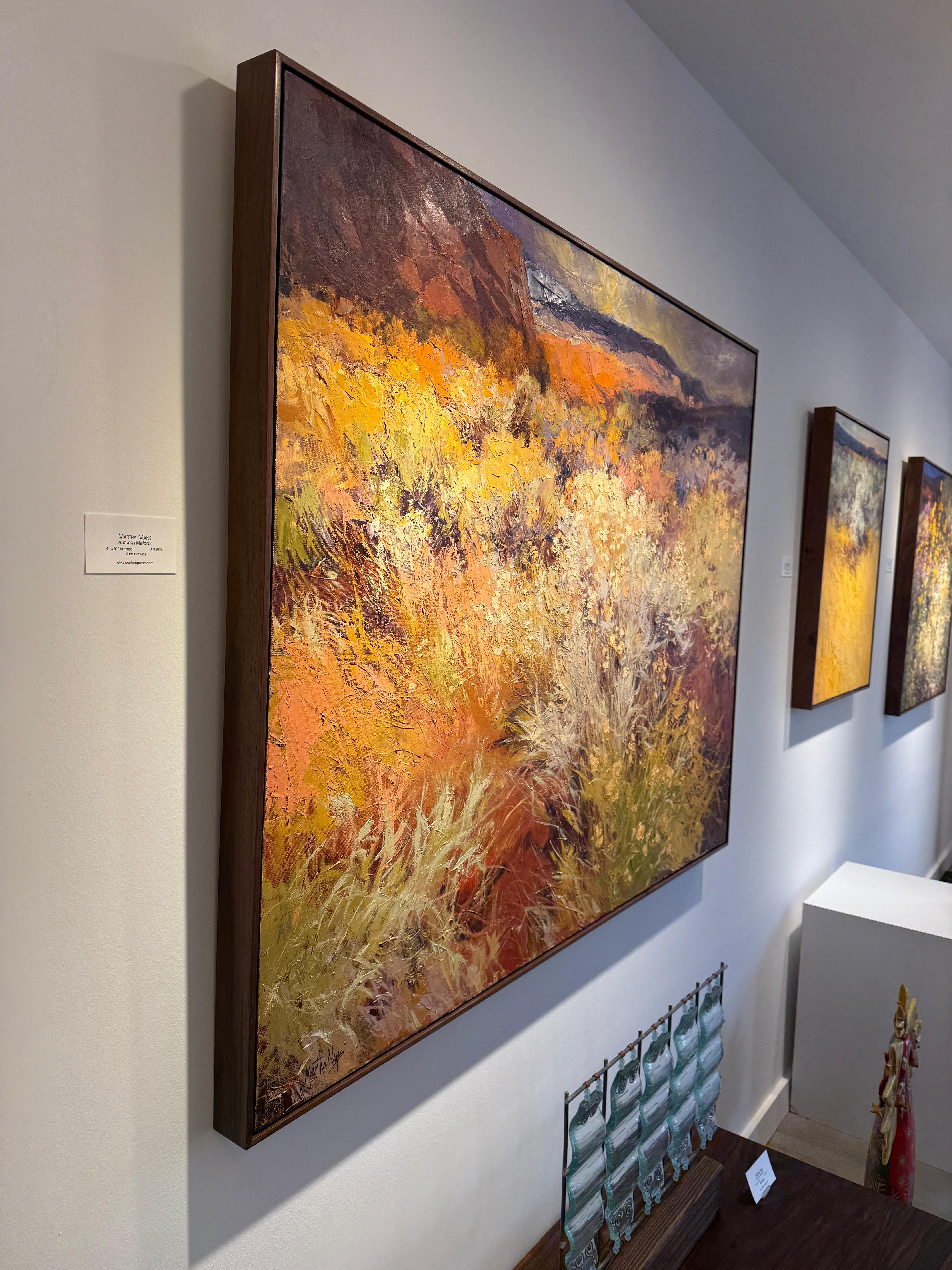 Autumn Melody - Contemporary Painting by Martha Mans