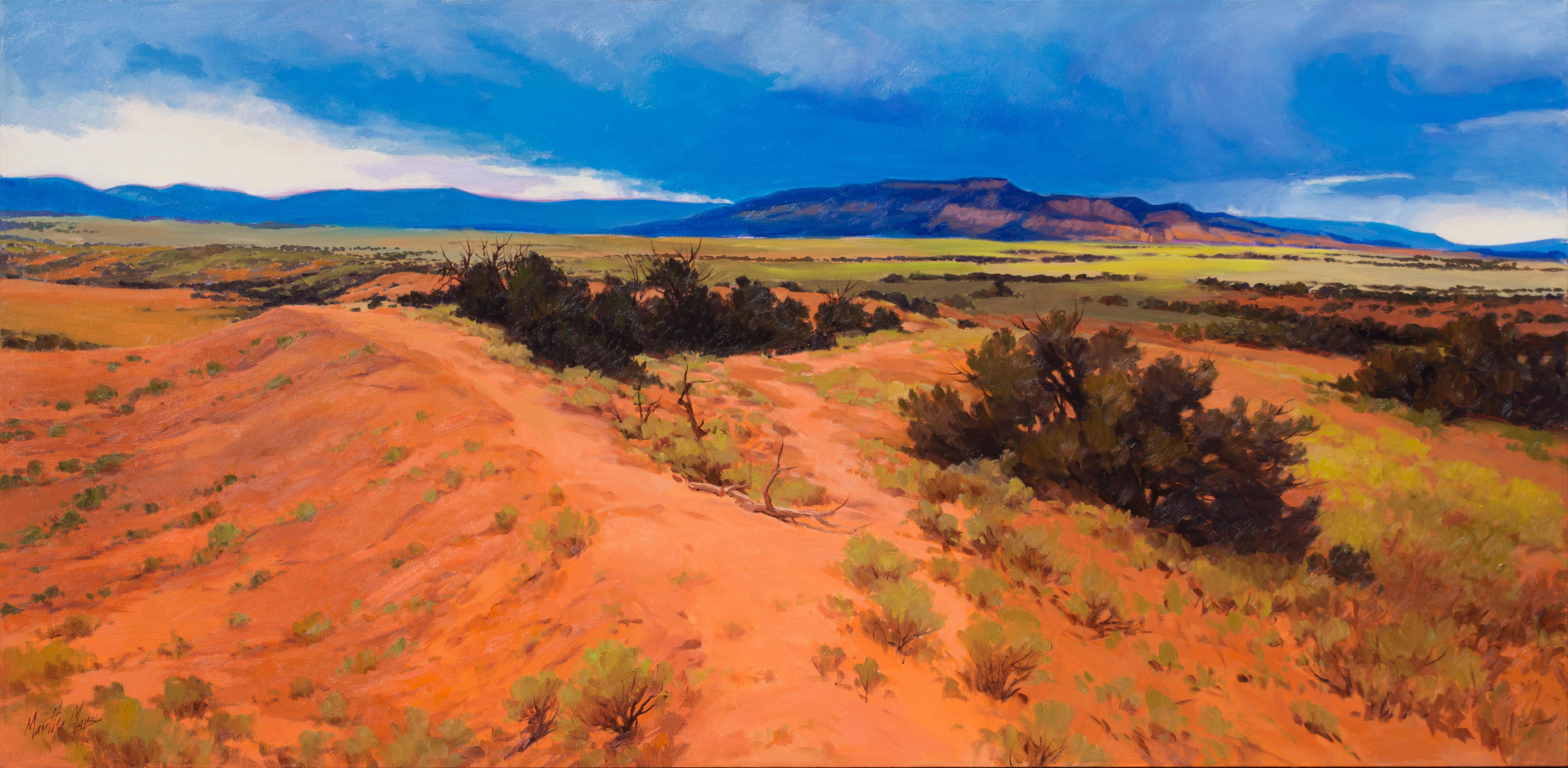 Martha Mans Landscape Painting - Distant Thunder