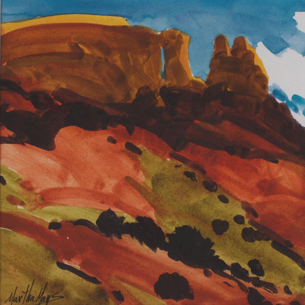 Landscape Painting Martha Mans - Ranch Ghost Ranch 26