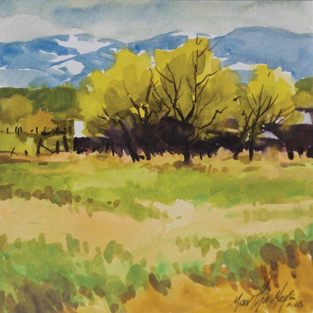 Martha Mans Landscape Painting - Ghost Ranch 36
