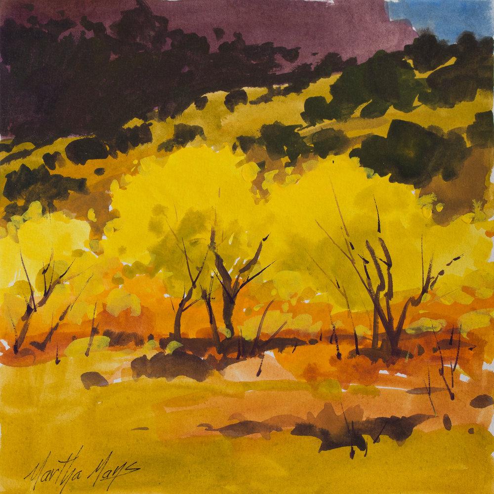 Landscape Painting Martha Mans - Ranch Ghost Ranch 41