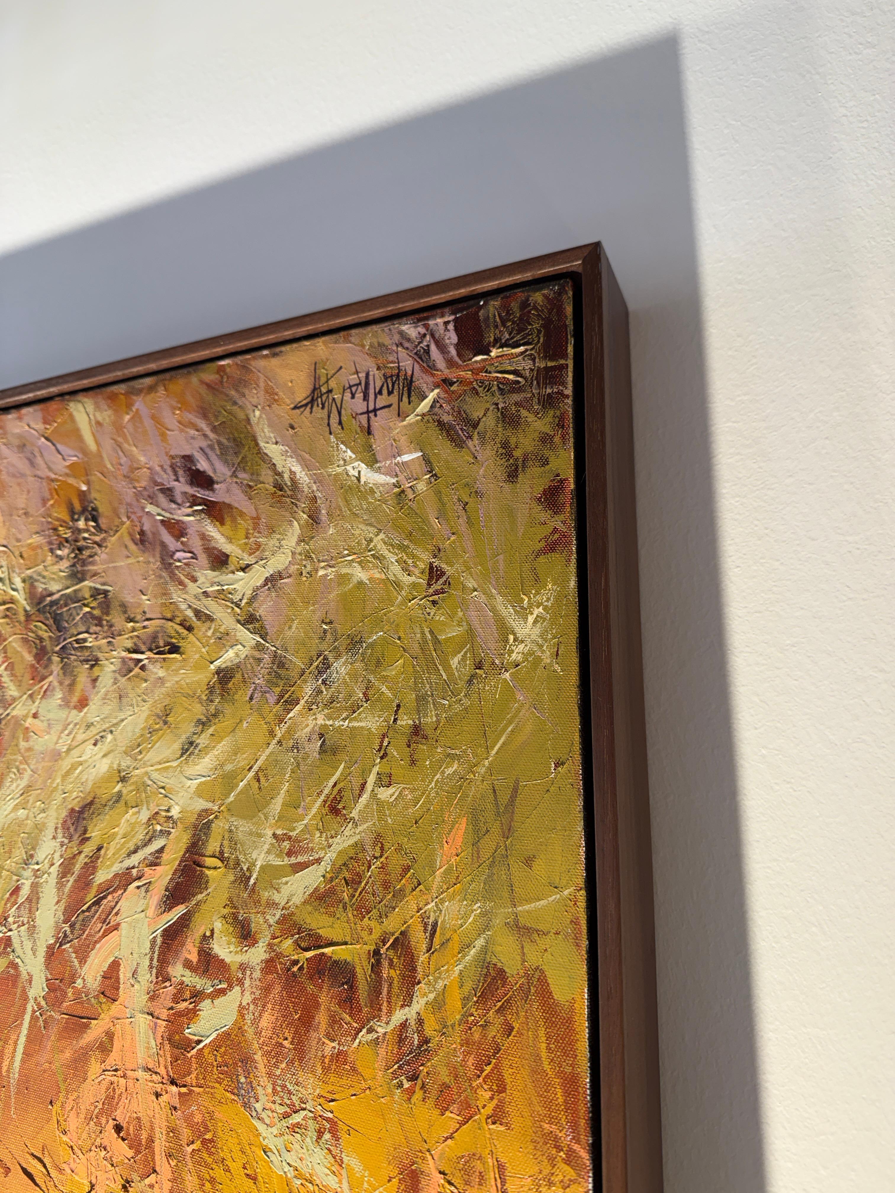 Ghost Ranch Sage - Contemporary Painting by Martha Mans