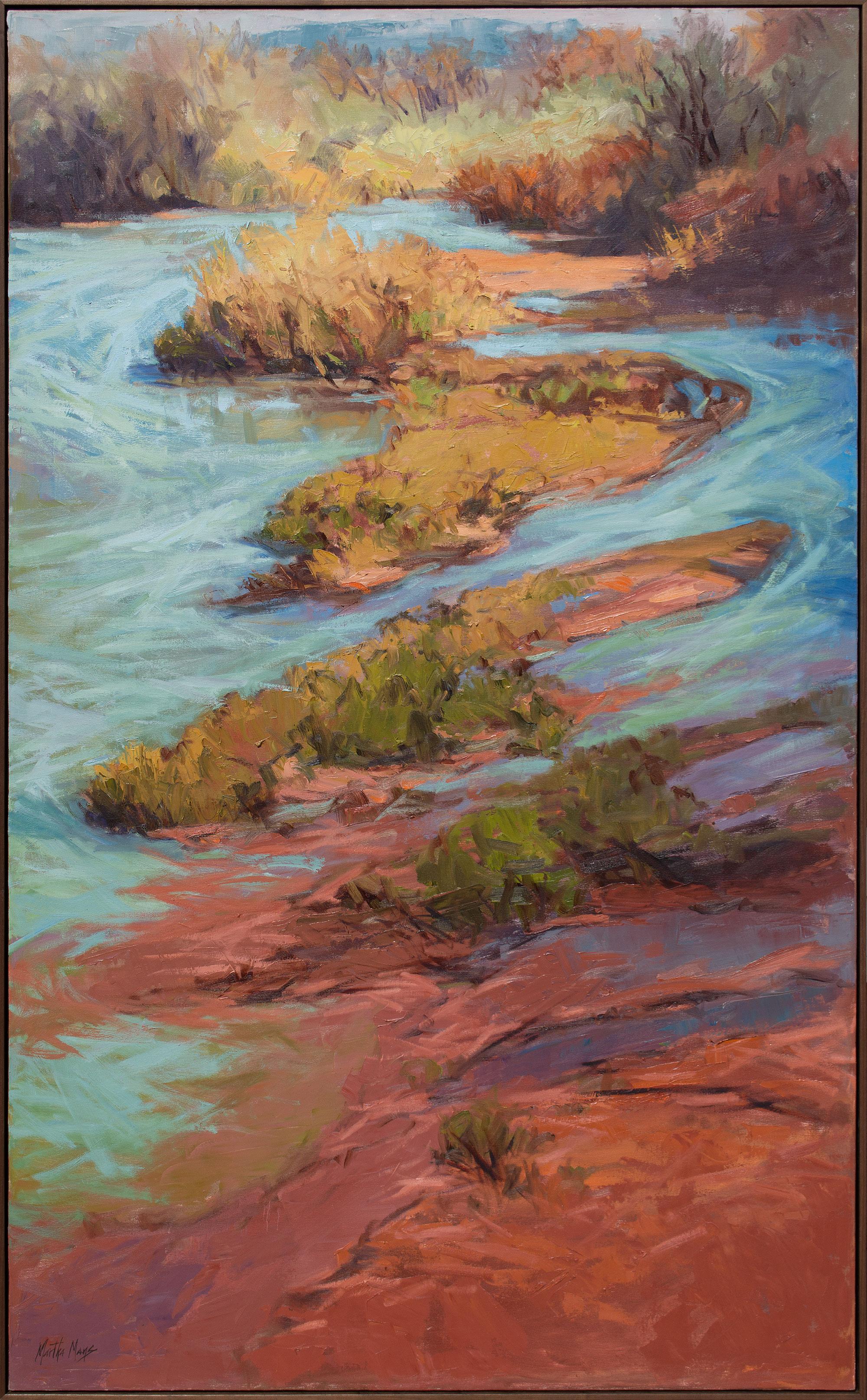 Martha Mans Landscape Painting - Island Rhythms