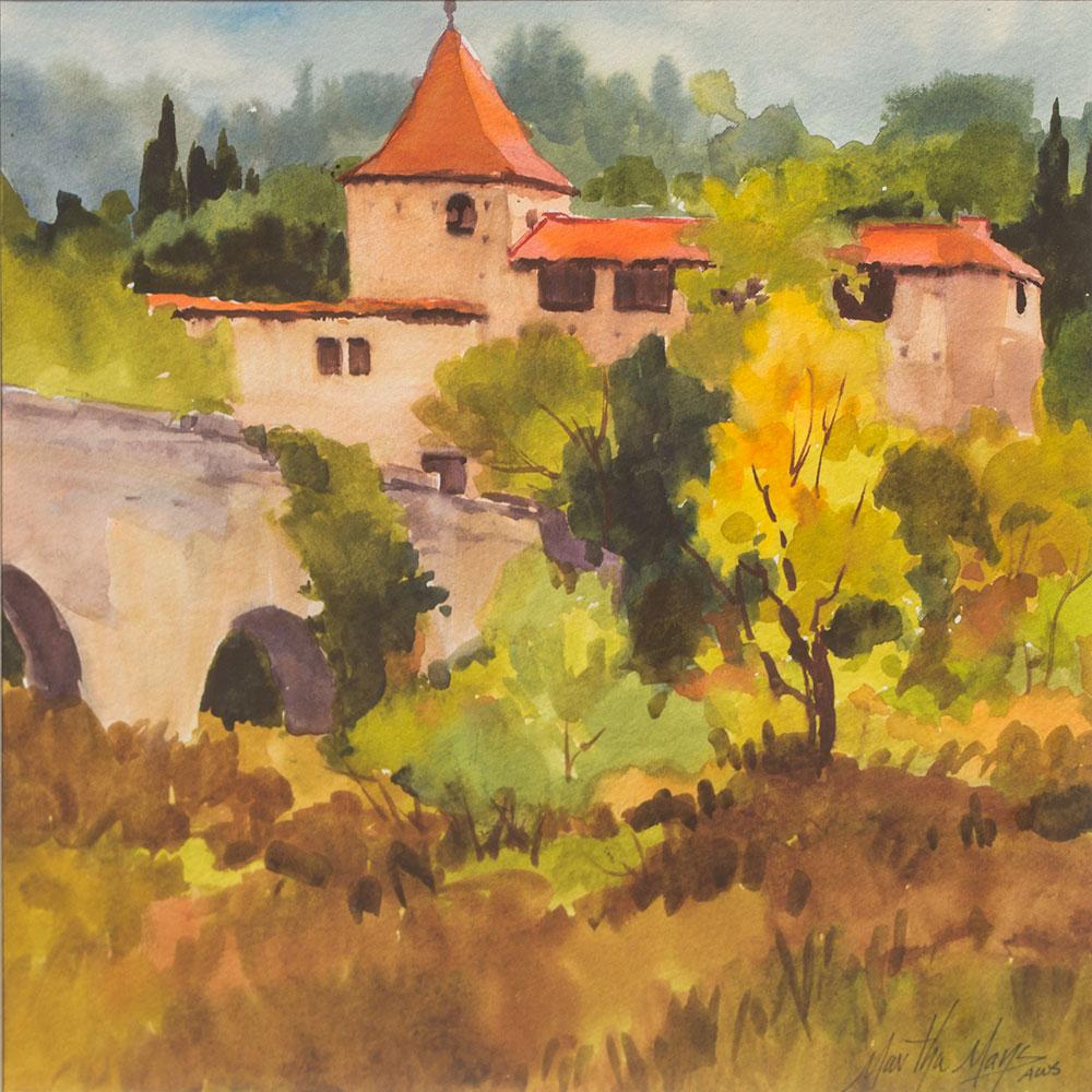 Landscape Painting Martha Mans - L'Abbaye