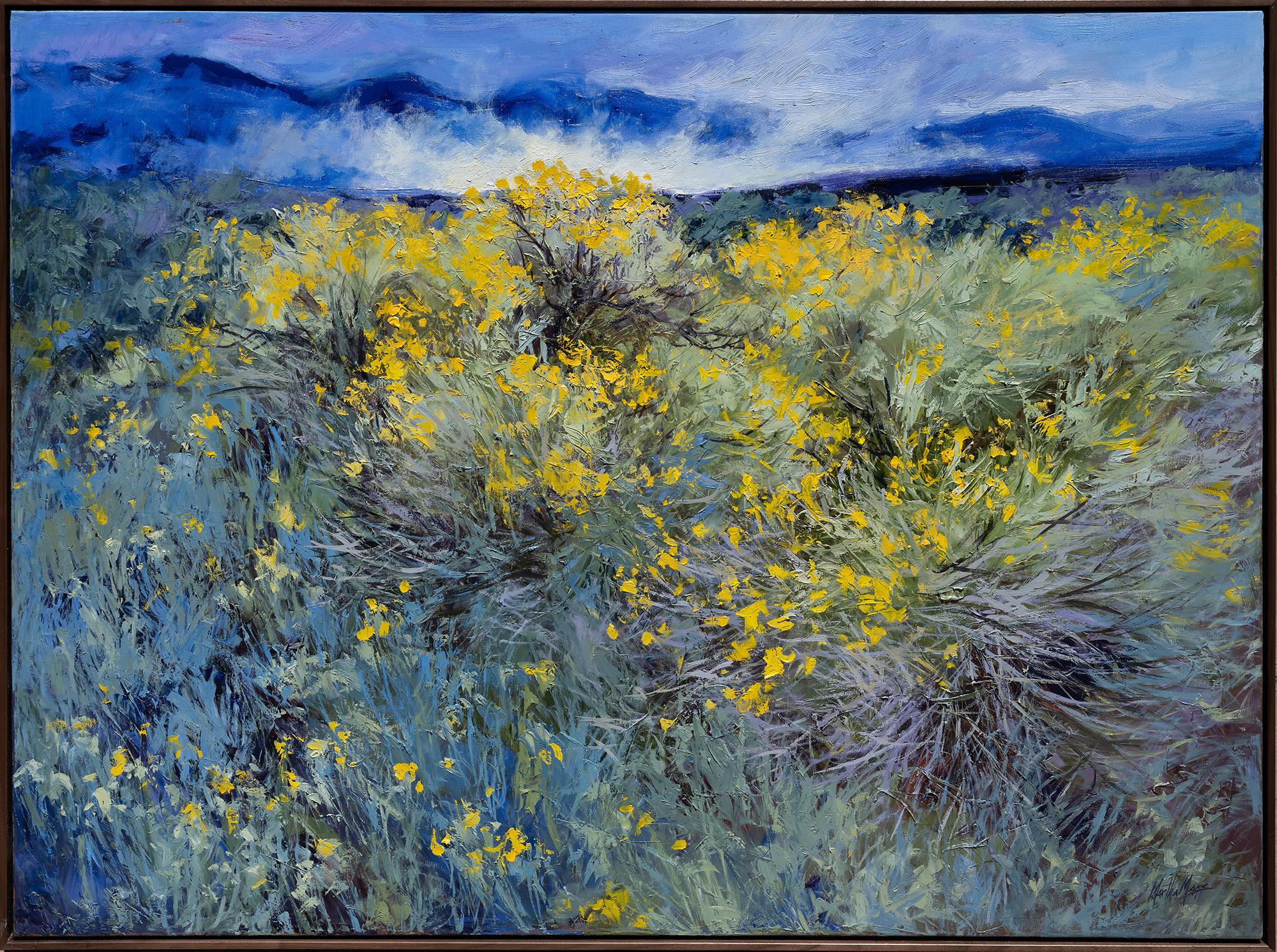 Landscape Painting Martha Mans - Mist du matin Rising