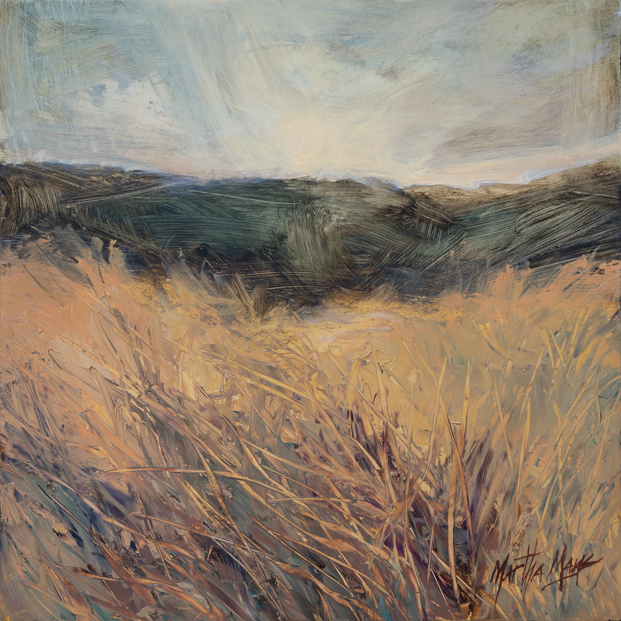 Martha Mans Landscape Painting - November Musings II