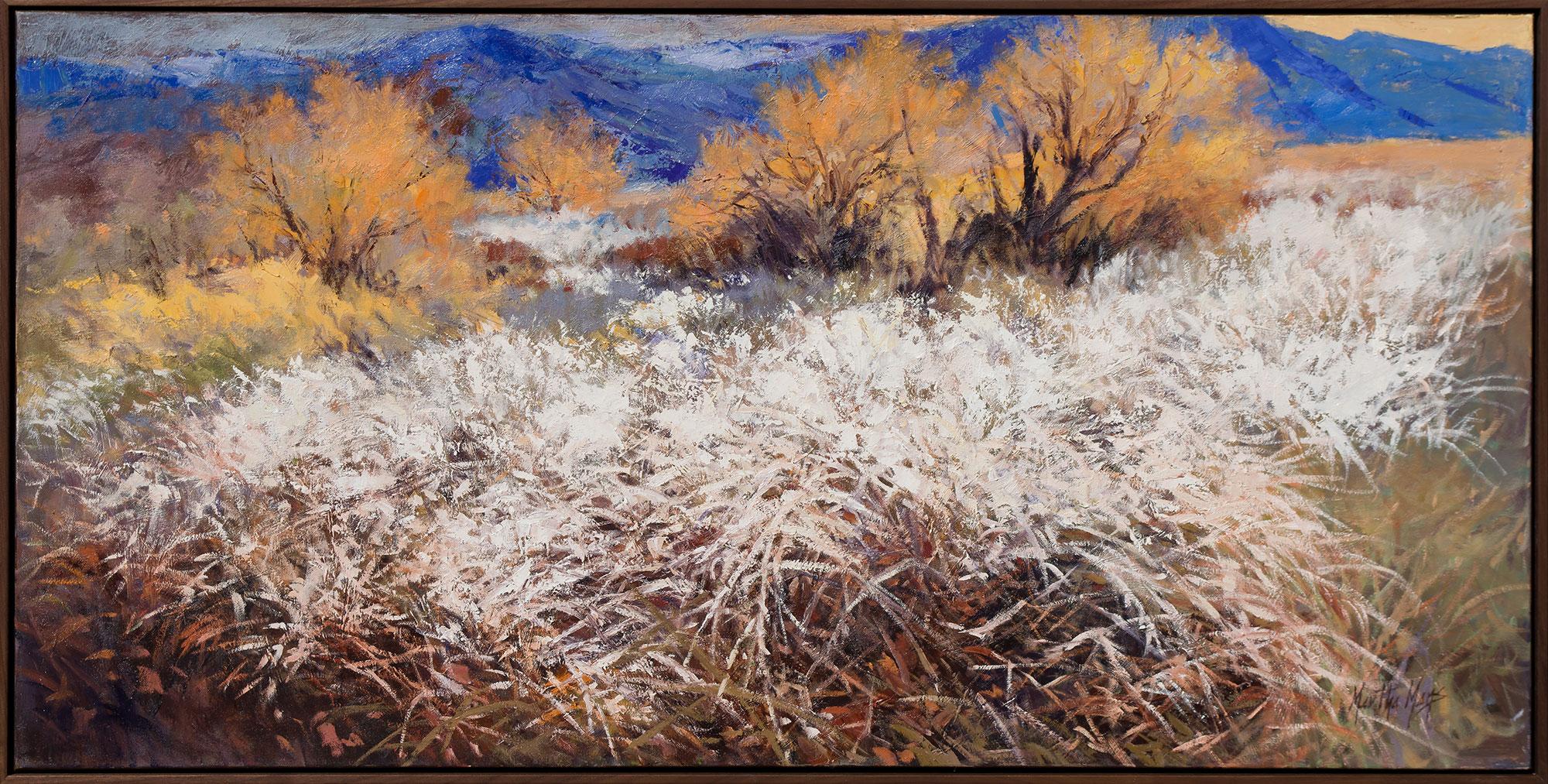 Martha Mans Landscape Painting - October Frost