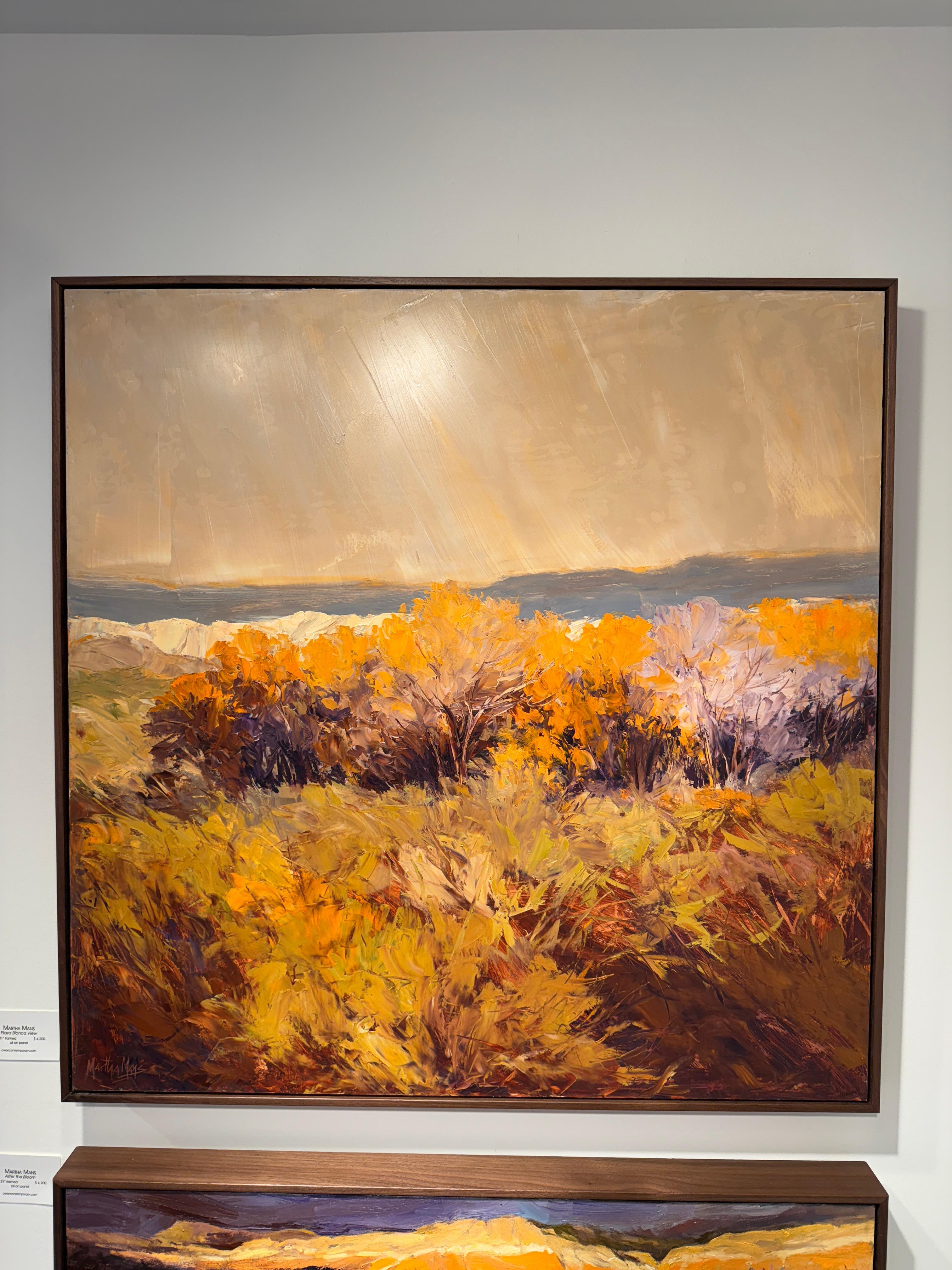 Vue de Plaza Blanca - Painting de Martha Mans