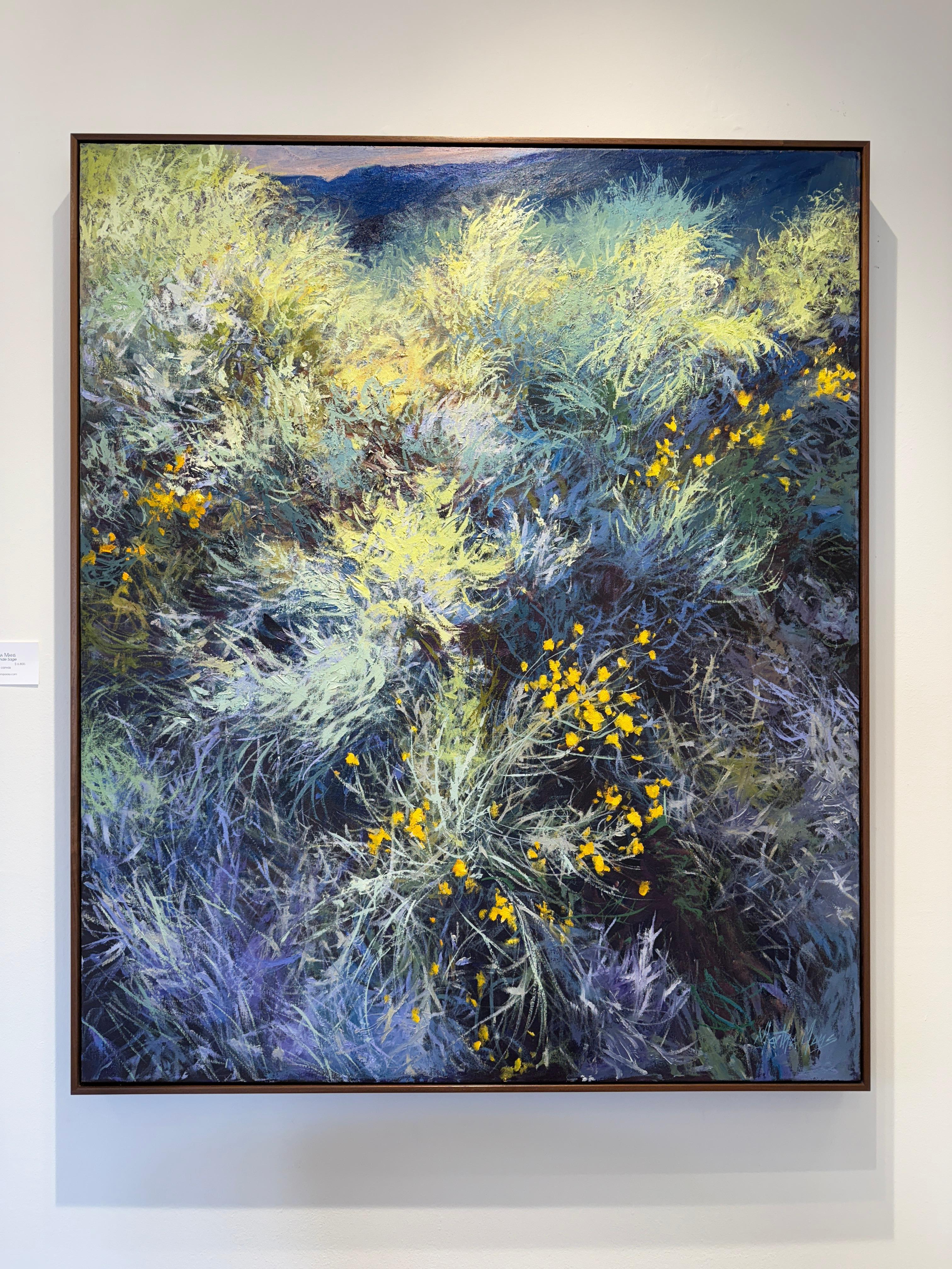Rio Grande Sage - Painting di Martha Mans
