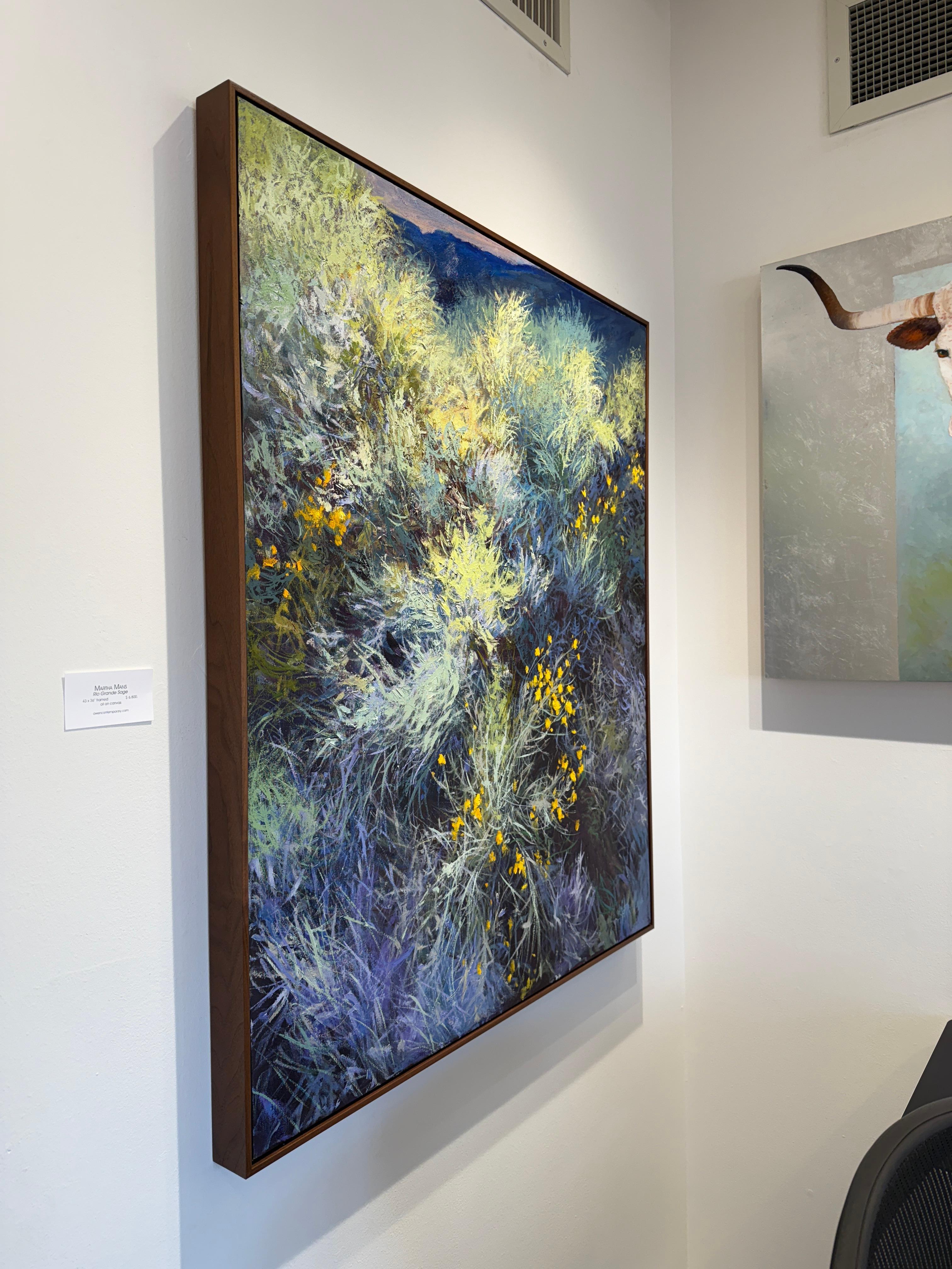 Rio Grande Sage - Painting Contemporaneo di Martha Mans