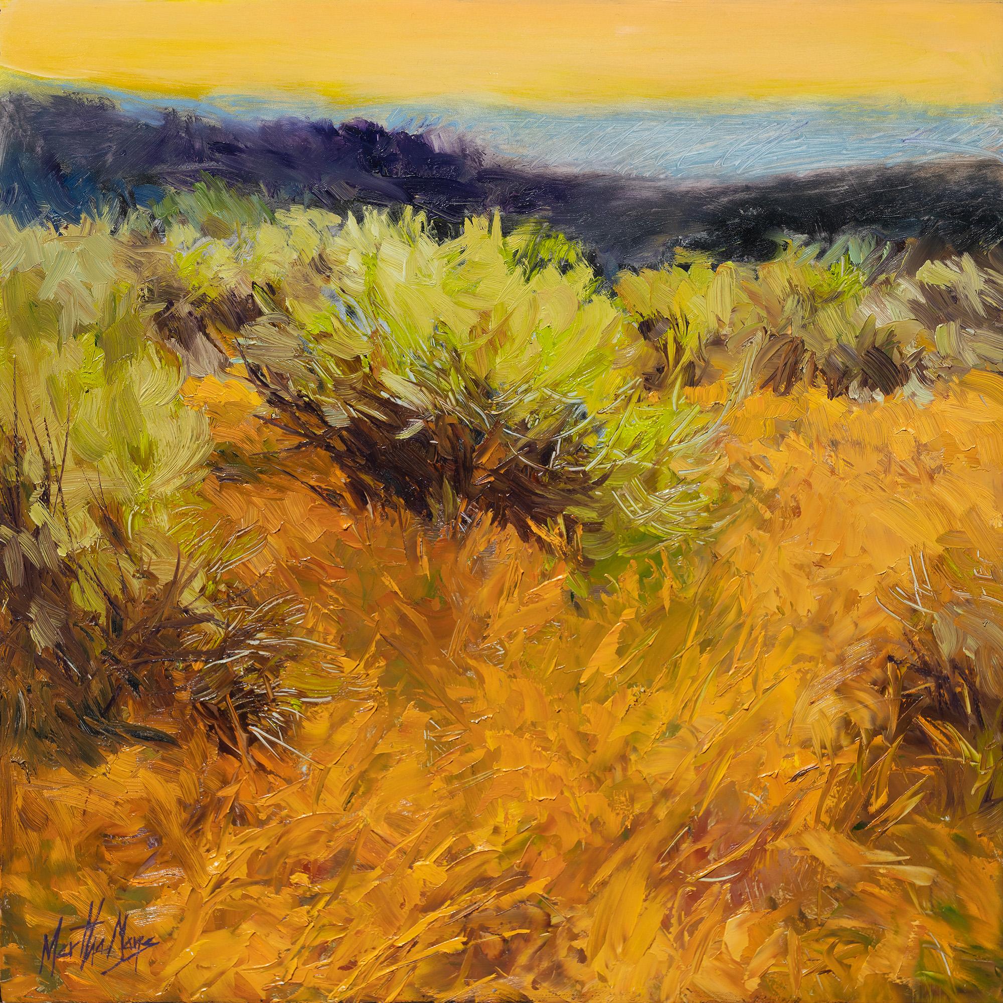 Landscape Painting Martha Mans - Sage de Santa Fe