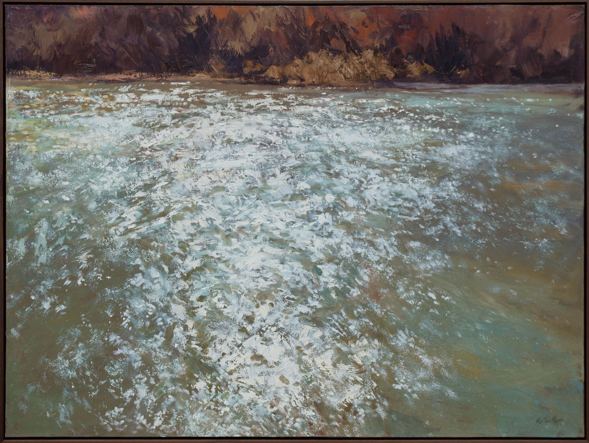 Martha Mans Landscape Painting - Sundance on the Chama