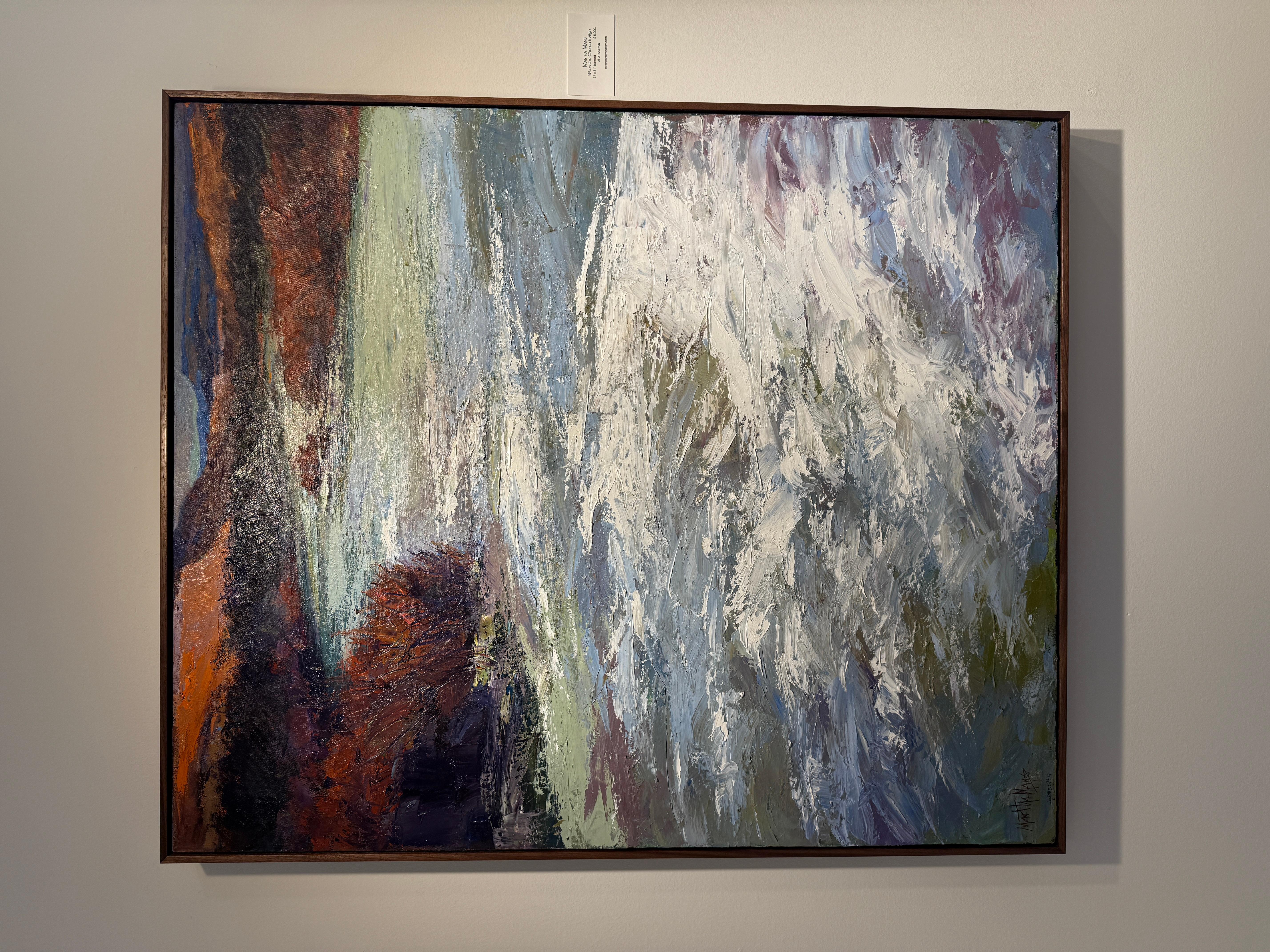 When the Chama is High - Painting by Martha Mans