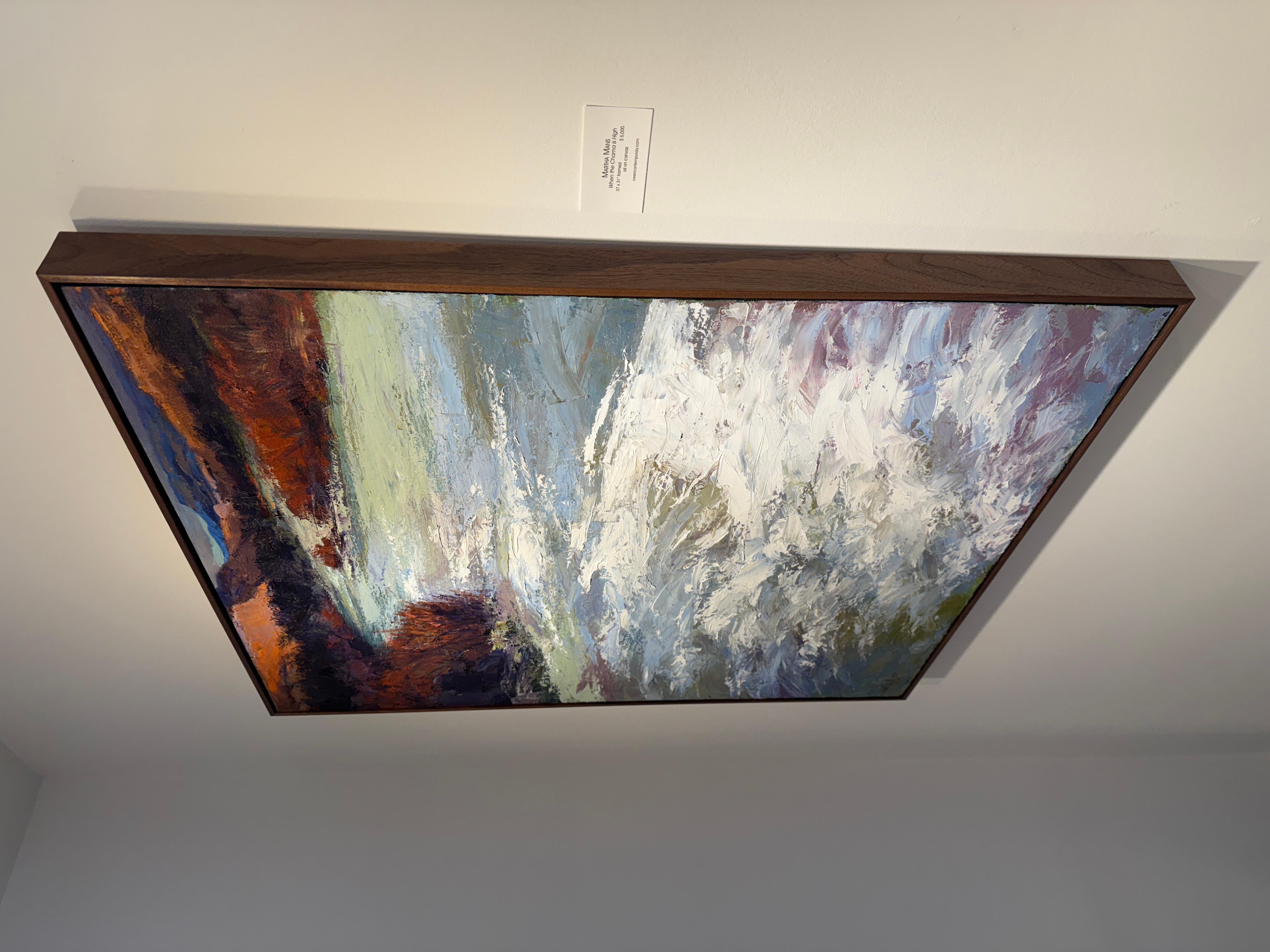 When the Chama is High - Contemporary Painting by Martha Mans