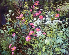 Roses sauvages et dentelle de la forêt