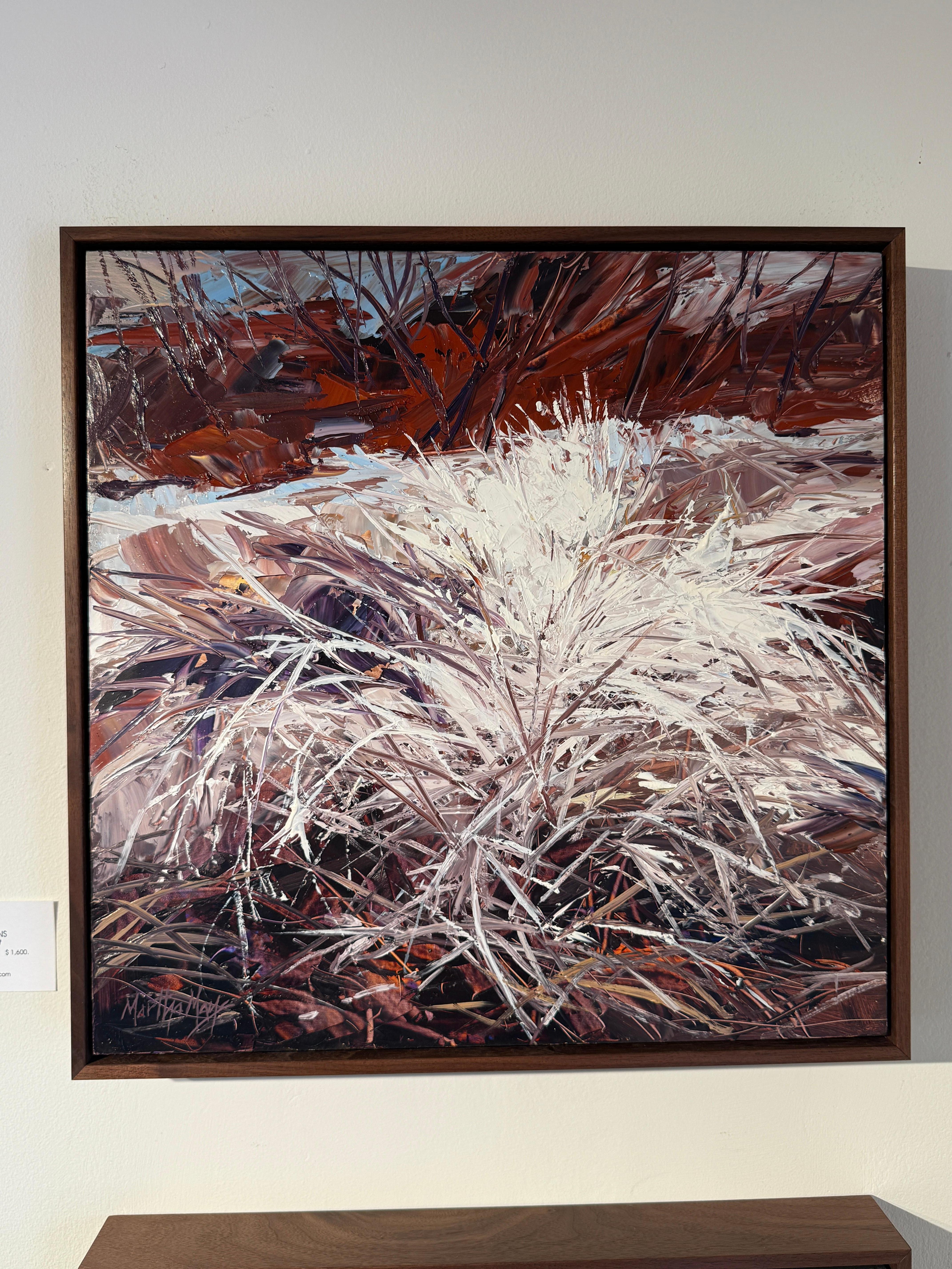 Winter's Frost - Contemporary Painting by Martha Mans