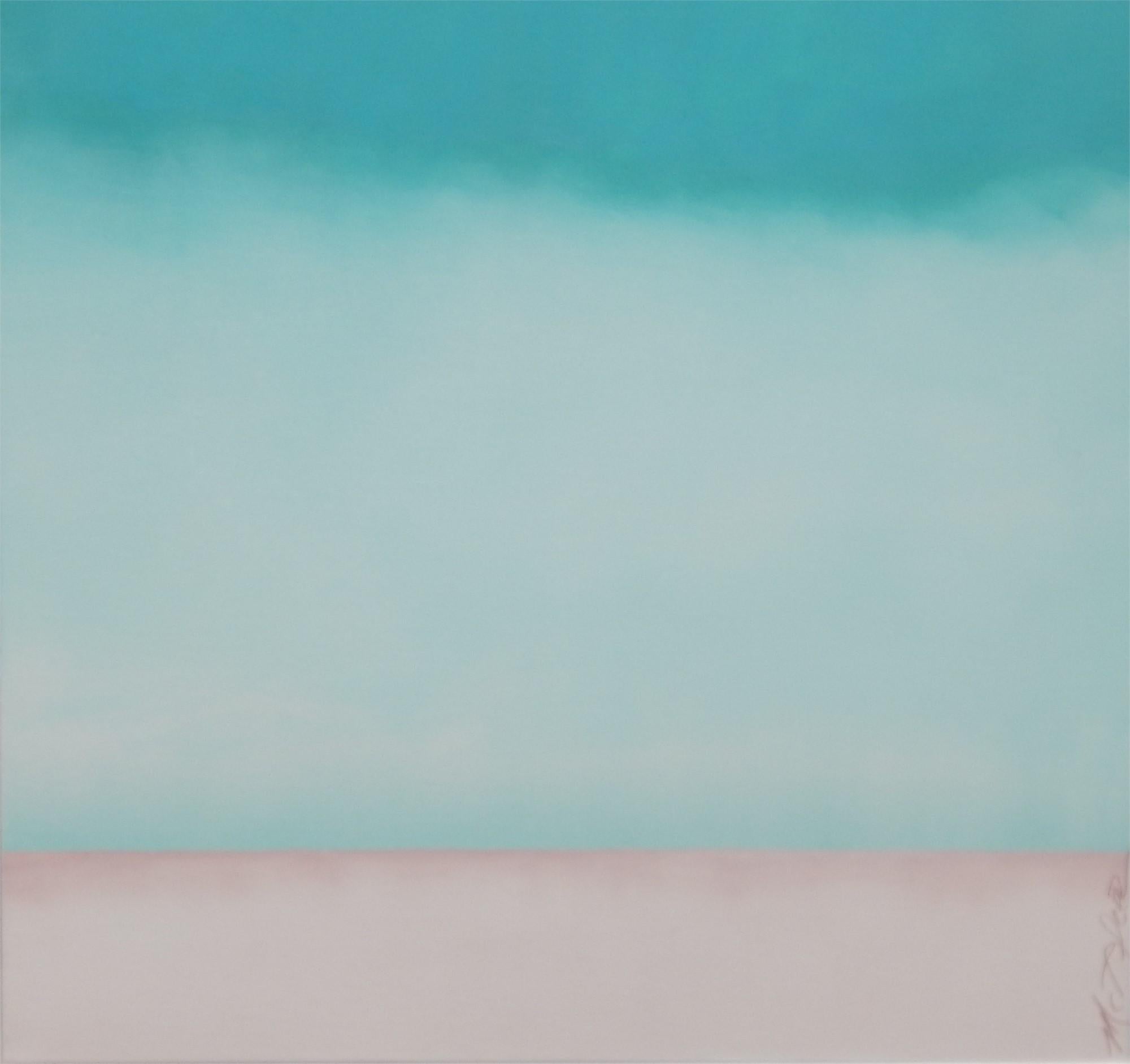 Martha McAleer Abstract Painting – Bali Rosa Sand