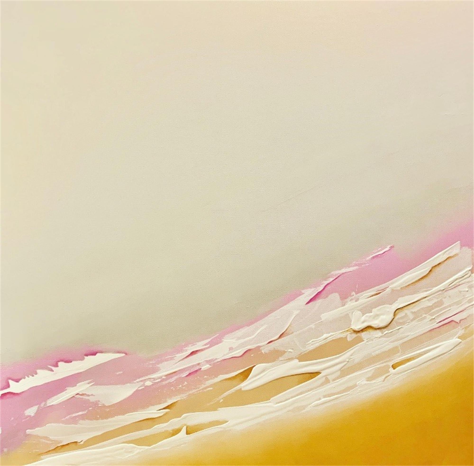 Martha McAleer Abstract Painting - Pink Tide