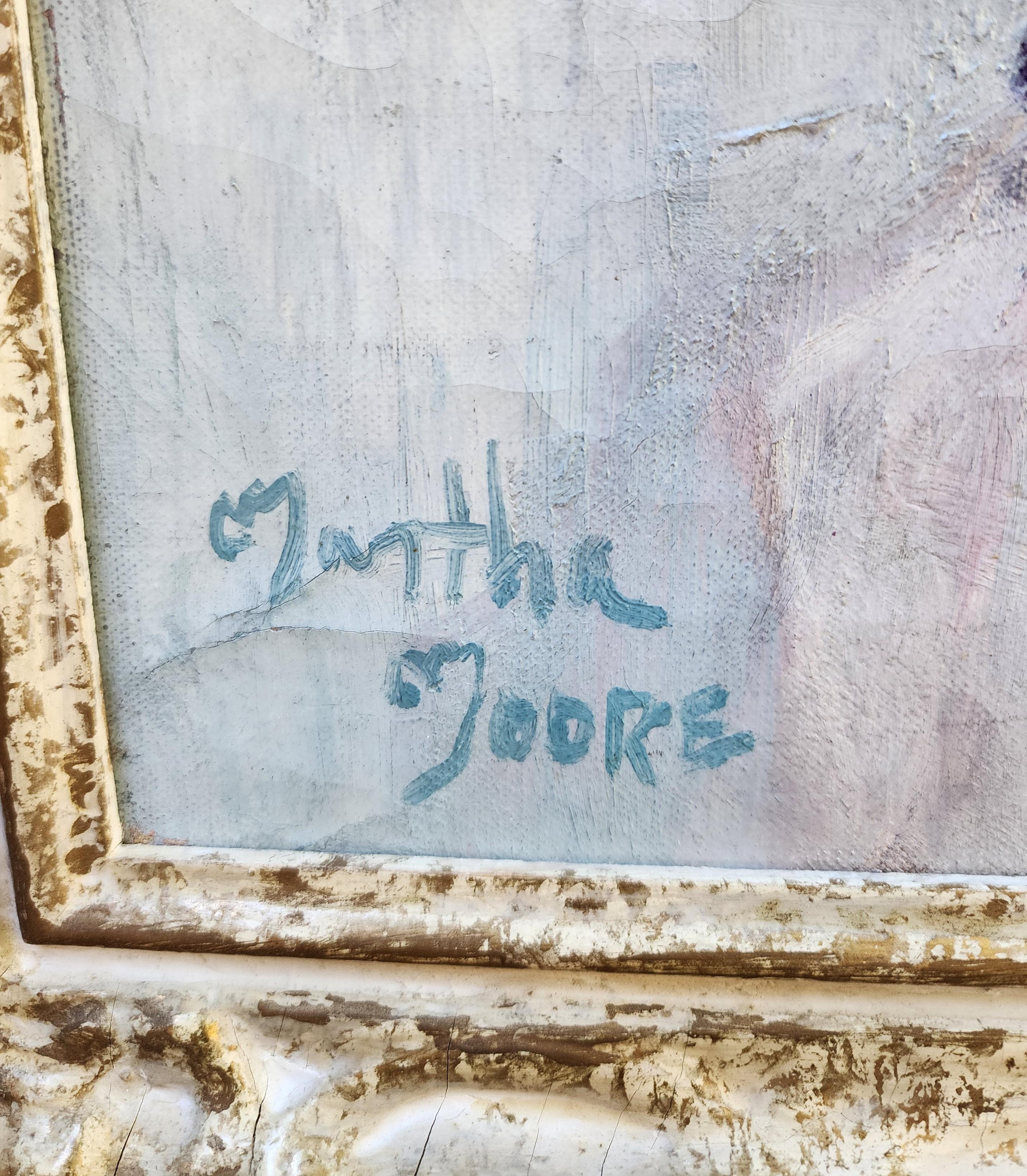Patricia, Ritratto di una ragazza - Painting di Martha Moore