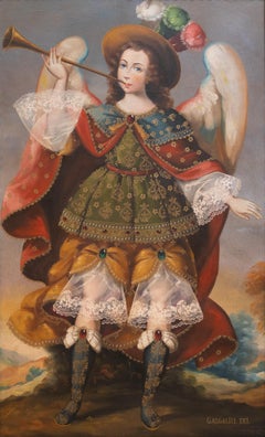 "Galgaliel Dei" by Martha Ochoa, Cusco School Style Catholic Iconography
