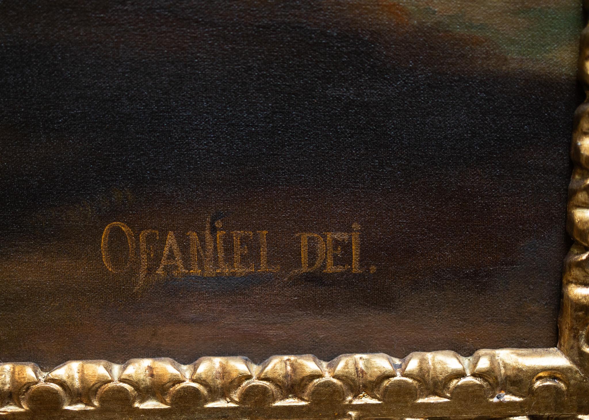 Iconographie d'un ange catholique de style Cusco School Style « Ofaniel Dei » de Martha Ochoa en vente 2