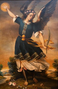 "San Miguel" Representación de San Miguel de la Escuela Cusqueña Peruana por Martha Ochoa