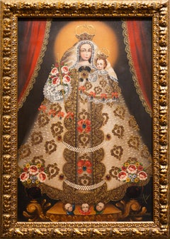"The Virgen de Huápulo" Depiction of the Virgin Mary by Martha Ochoa