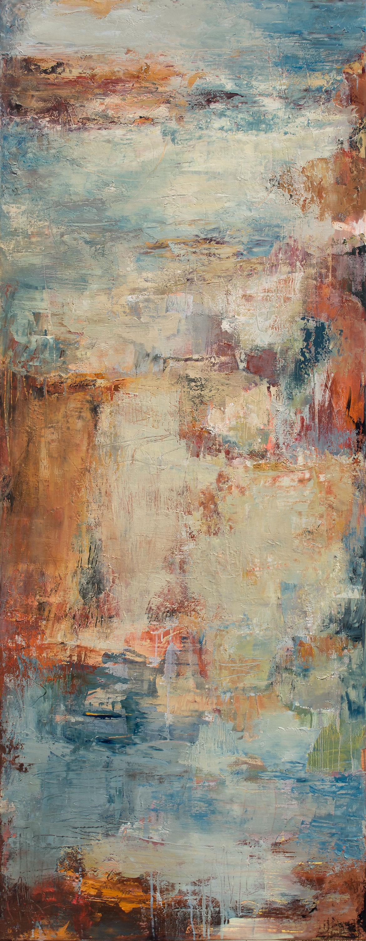 Martha Rea Baker Abstract Painting - Costa del Sol II