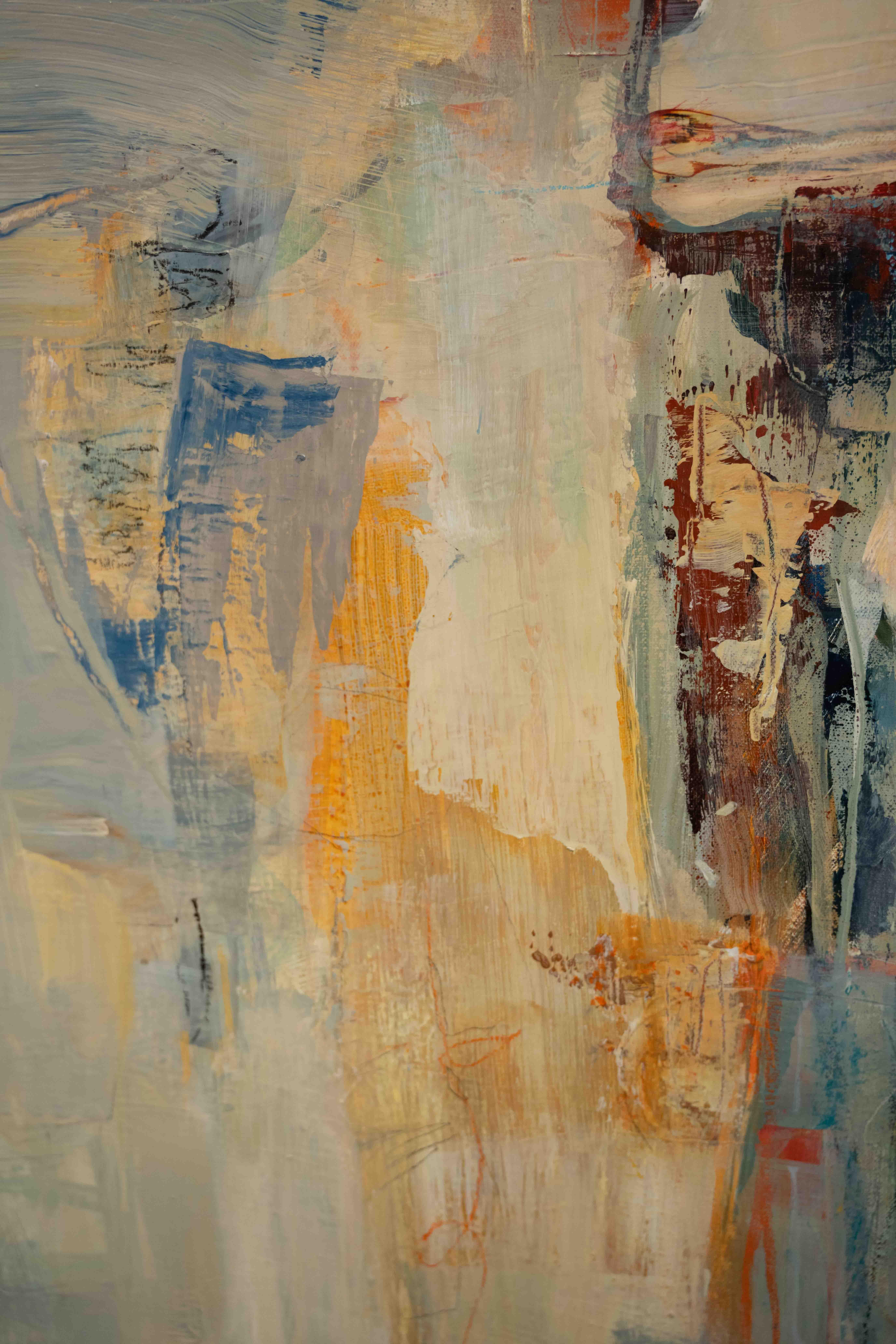 Pioggia del deserto II - Painting Astratto di Martha Rea Baker
