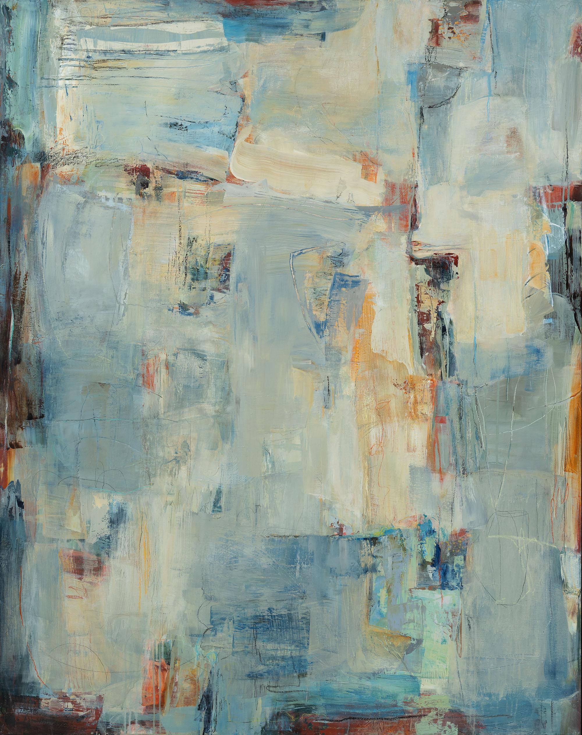 Martha Rea Baker Abstract Painting - Desert Rain II