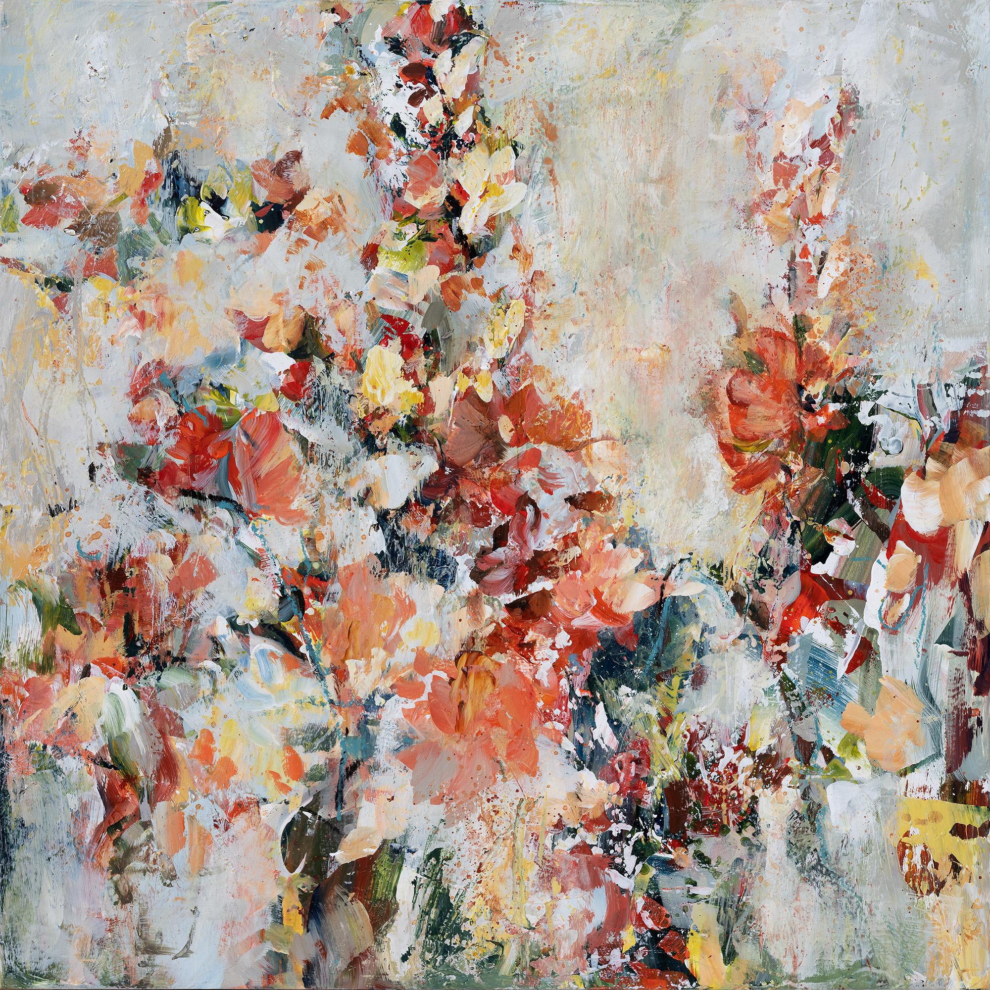 Martha Rea Baker Abstract Painting - Flora II