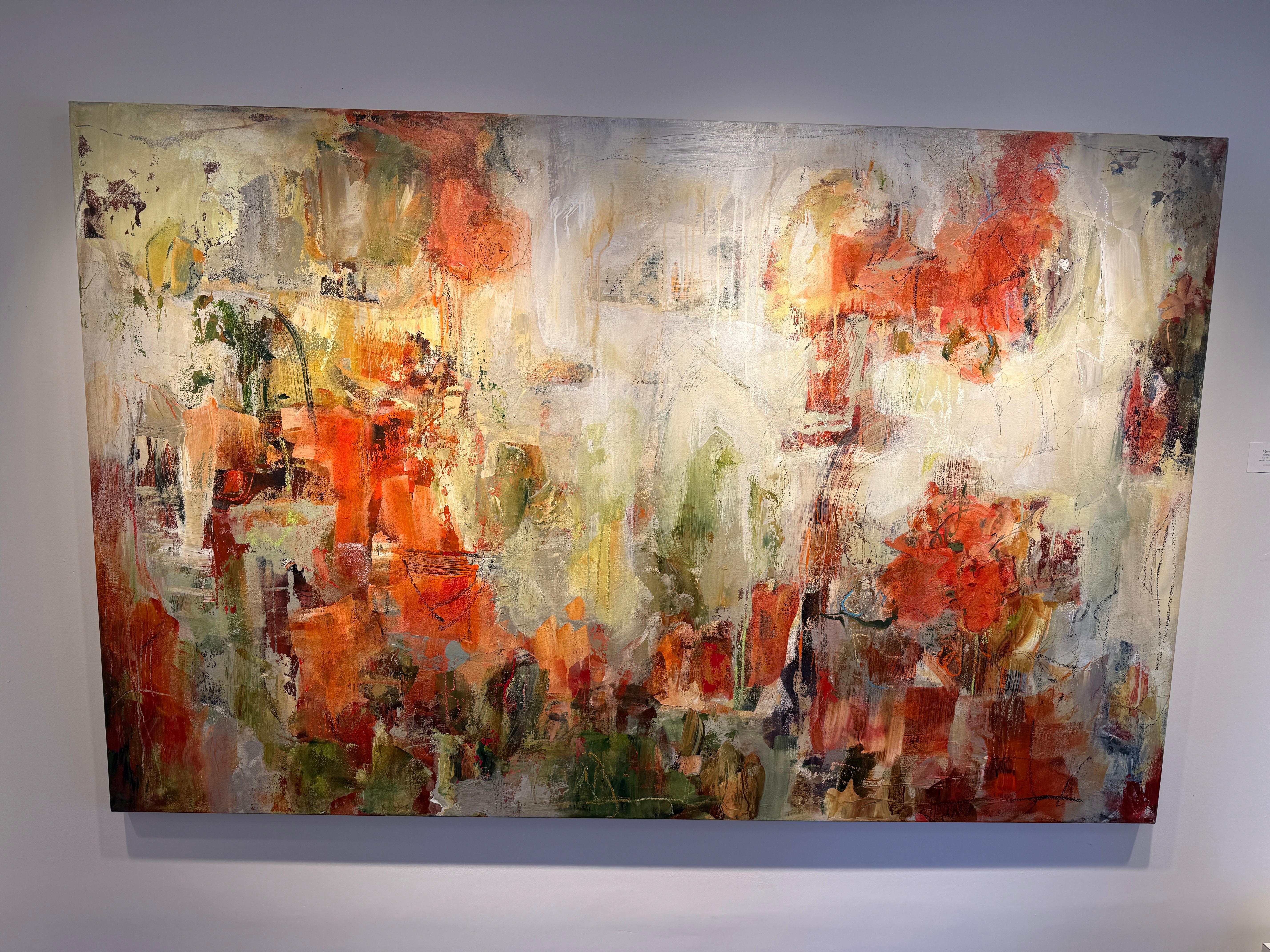Giardino delle delizie II - Painting Astratto di Martha Rea Baker