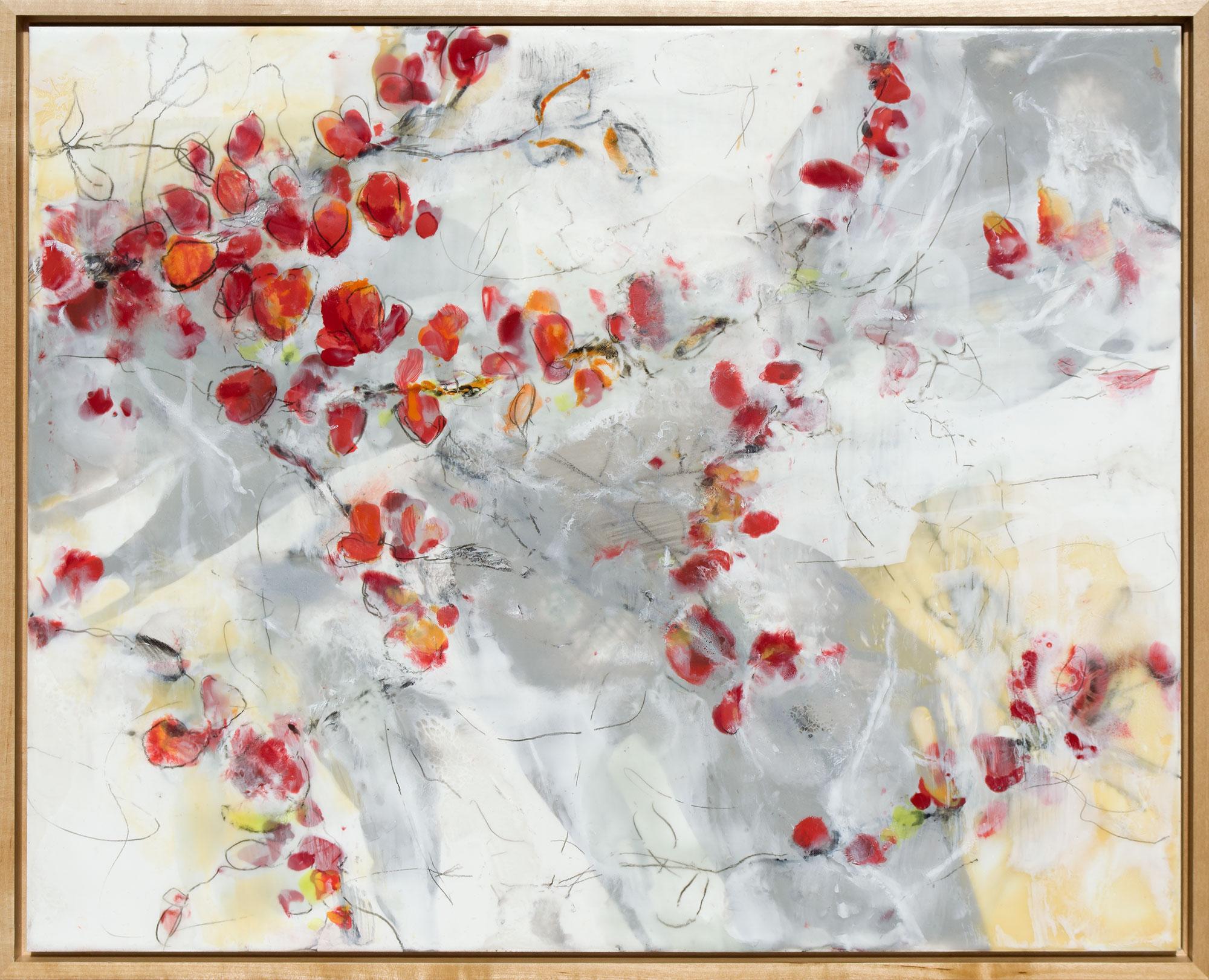 Martha Rea Baker Abstract Painting - Kyoto Garden II