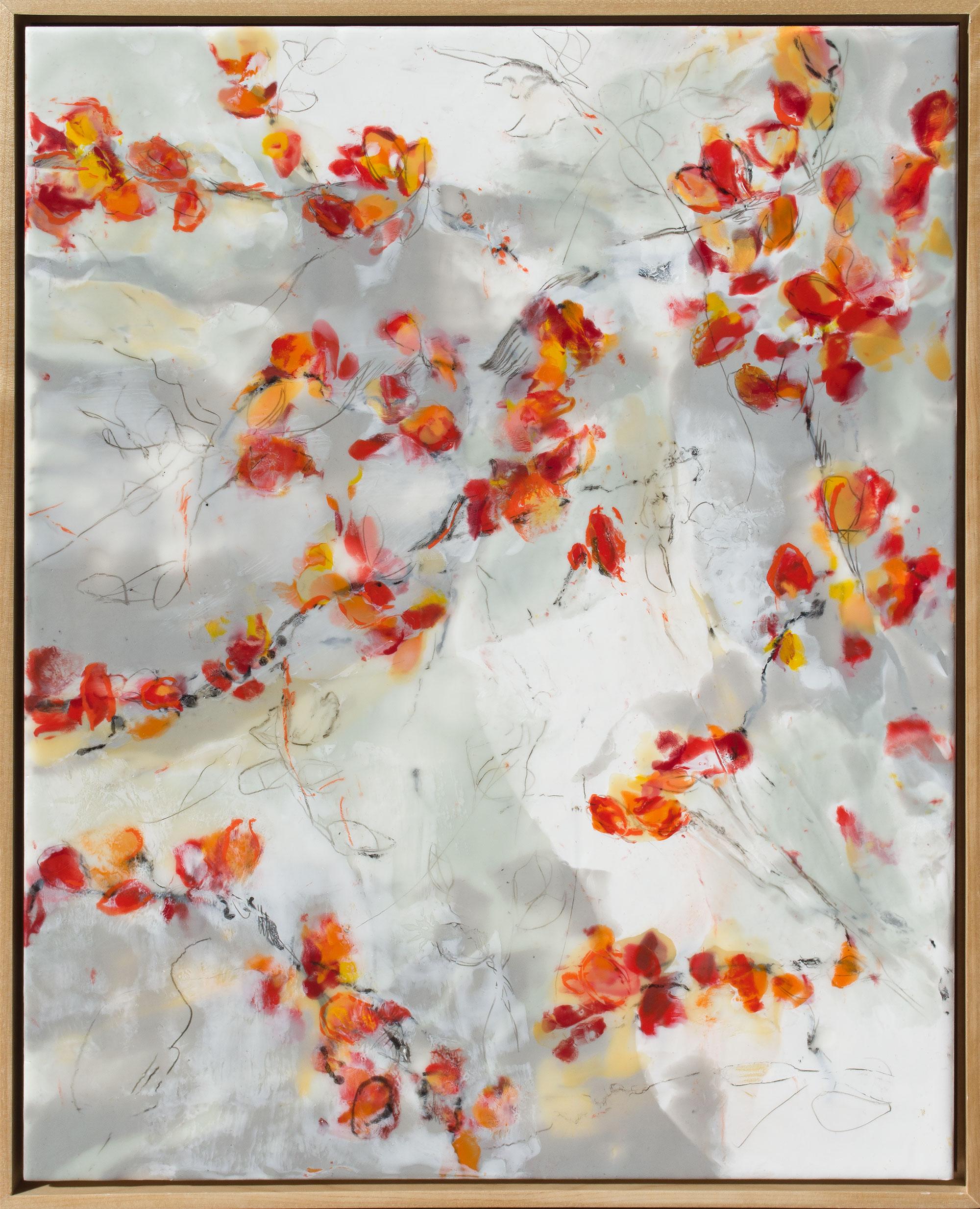 Kyoto Garden IV - Mixed Media Art by Martha Rea Baker