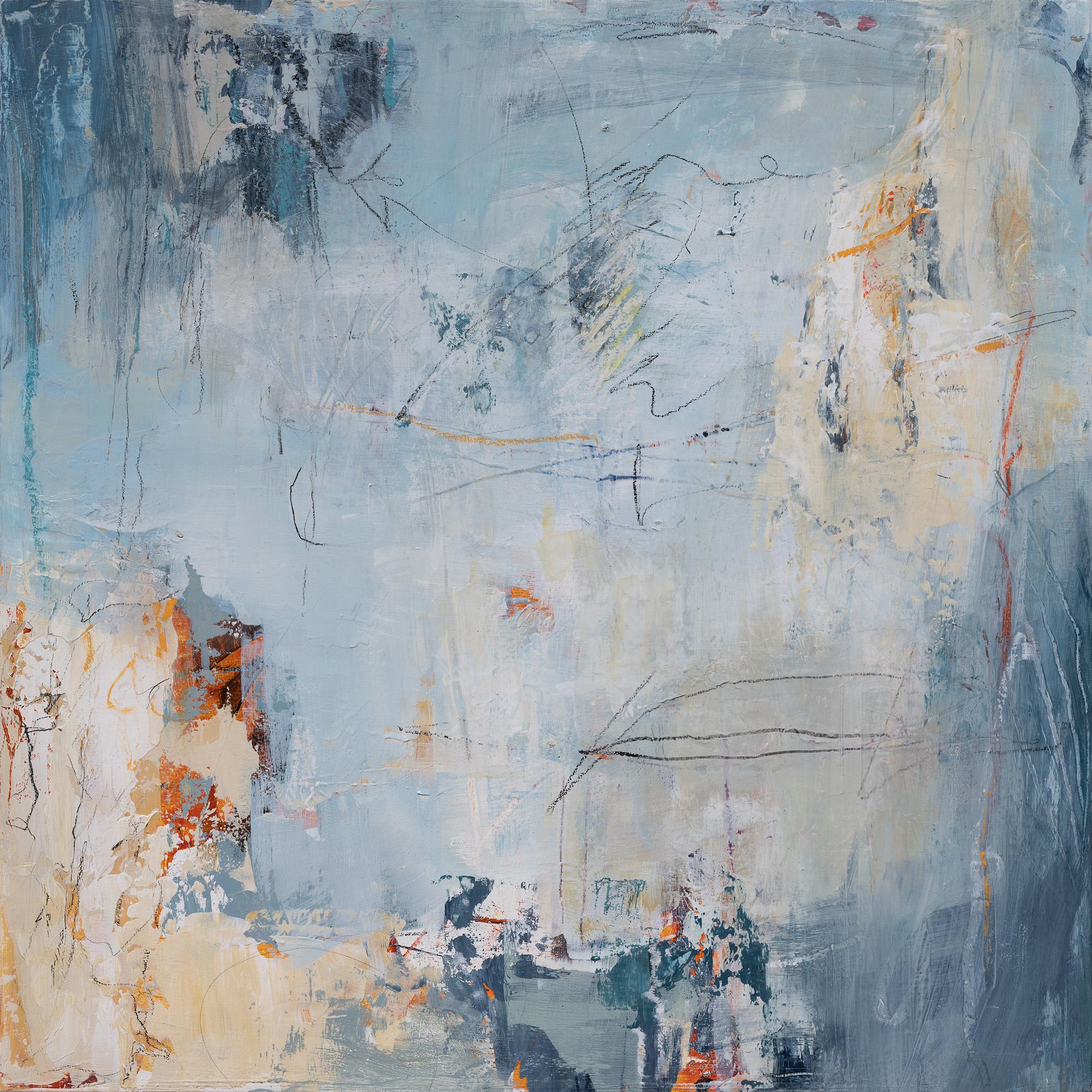 Martha Rea Baker Abstract Painting - La Mer 4
