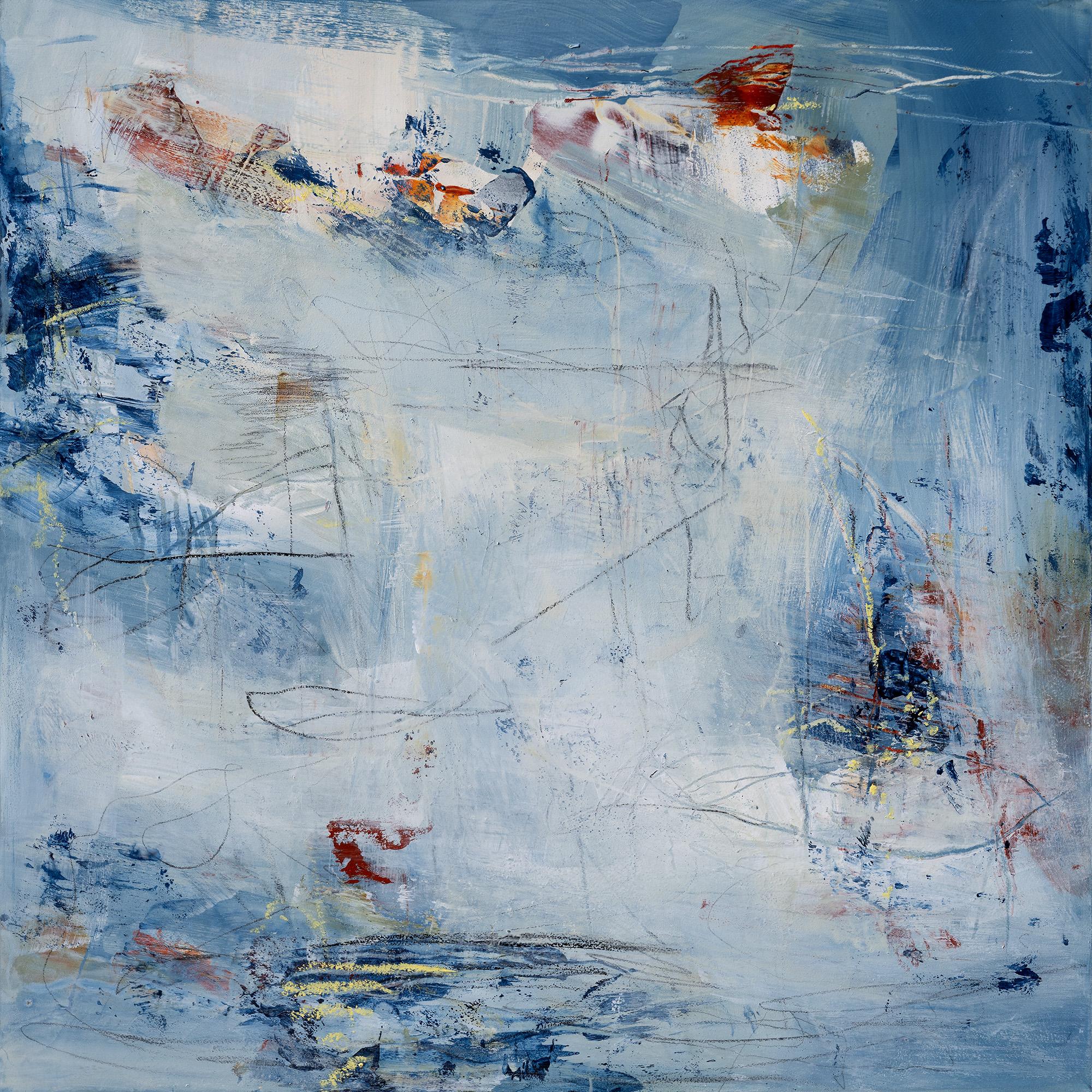 Martha Rea Baker Abstract Painting - La Mer 7