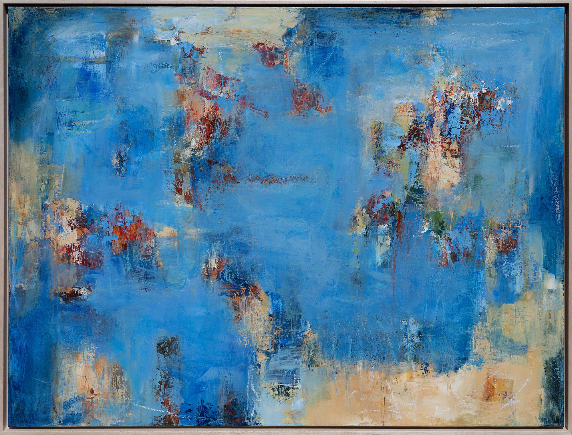Martha Rea Baker Abstract Painting - Mediterranea III
