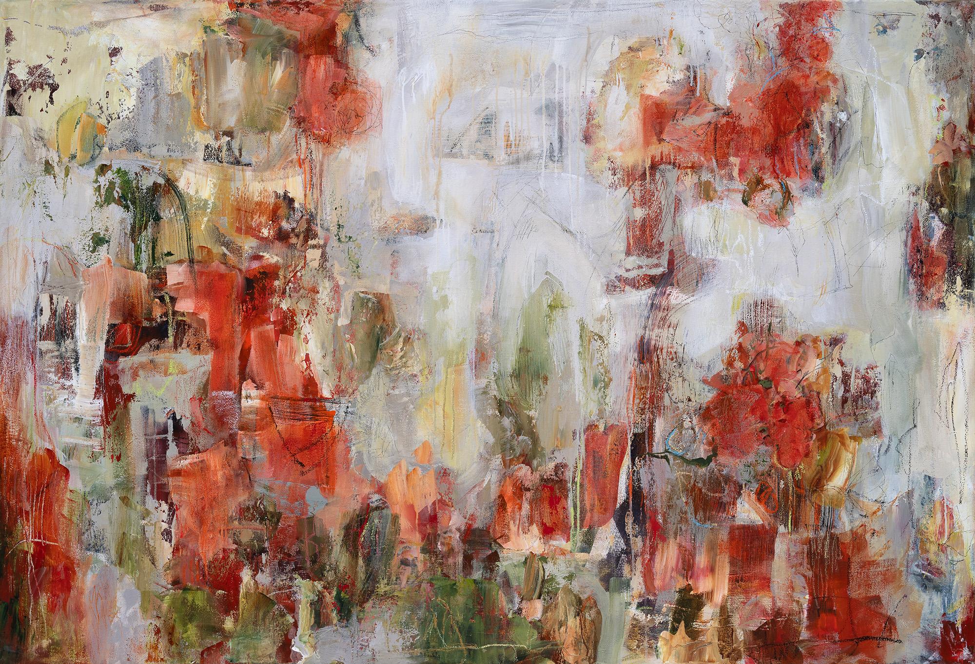 Abstract Painting di Martha Rea Baker - Giardino delle delizie II