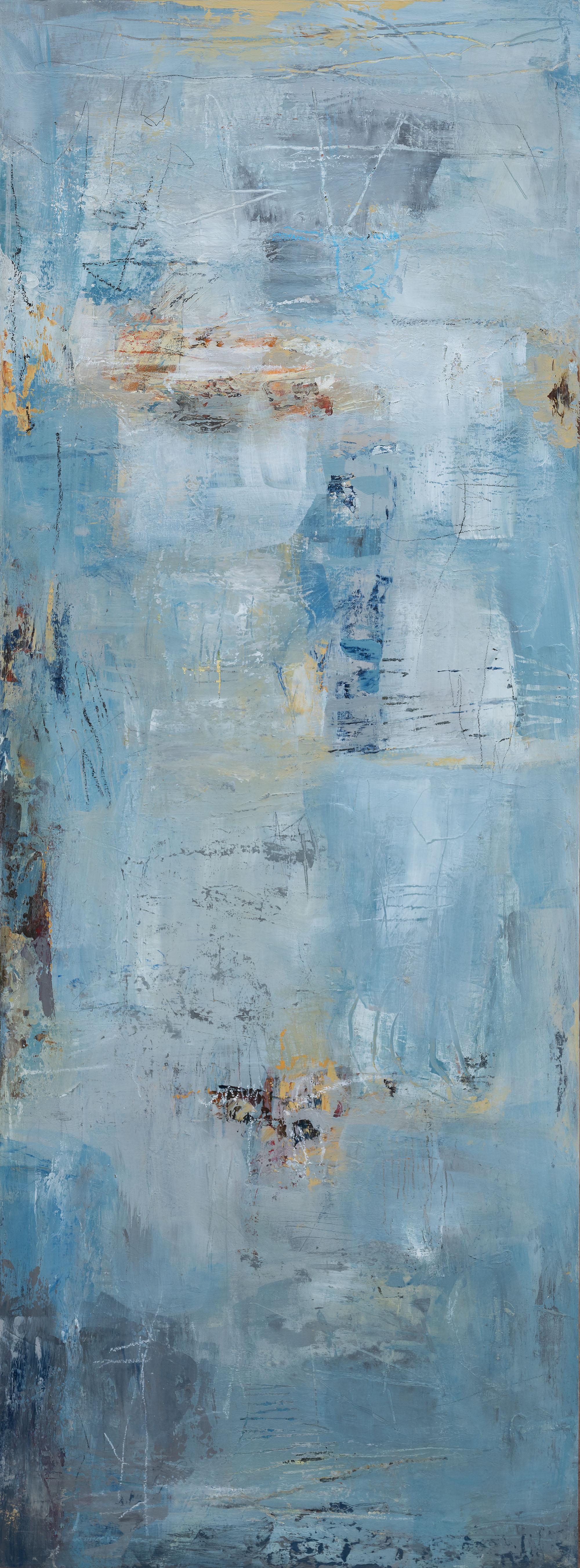 Martha Rea Baker Abstract Painting - Uncharted Waters IV