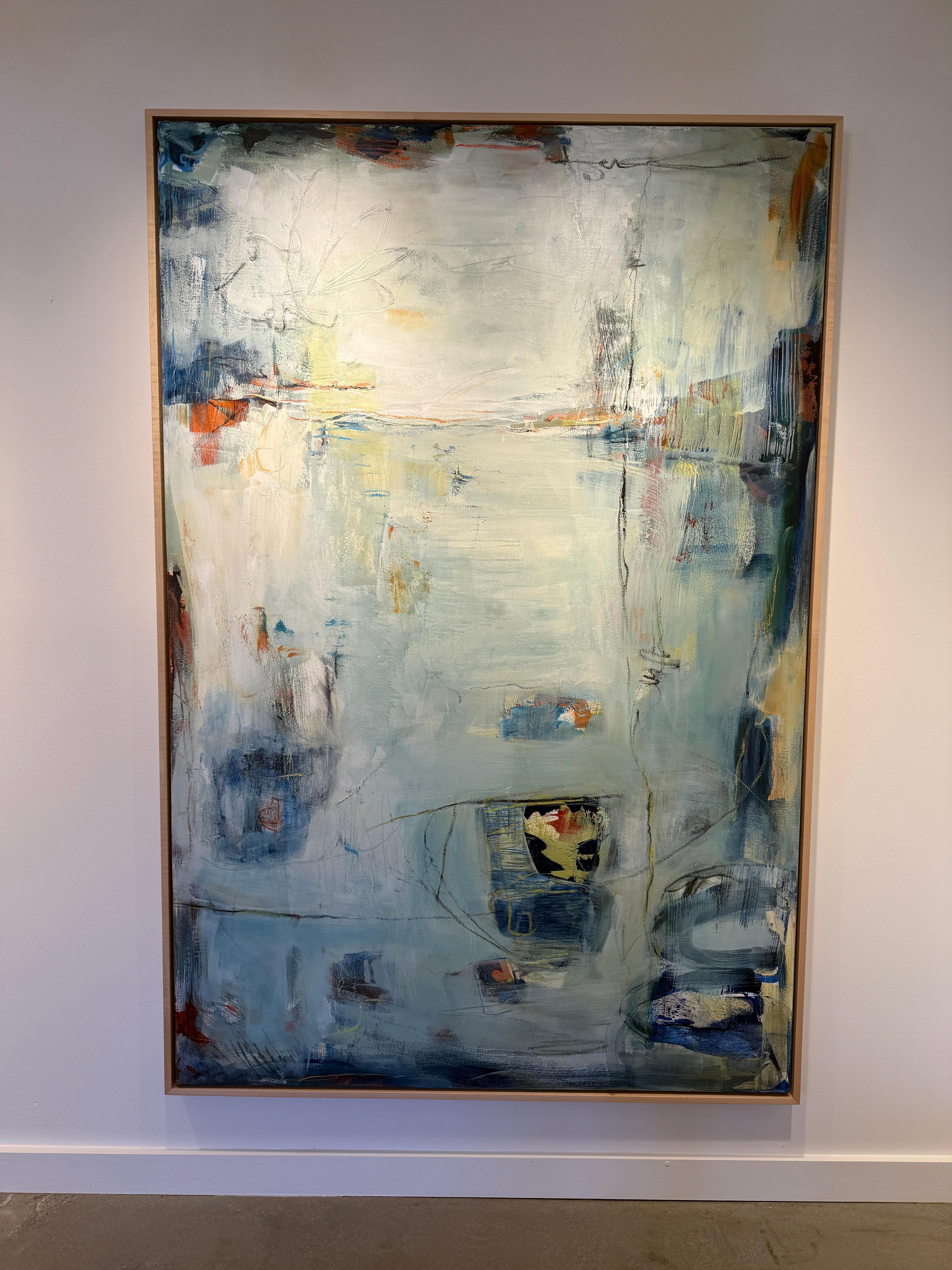Uncharted Waters V - Painting by Martha Rea Baker