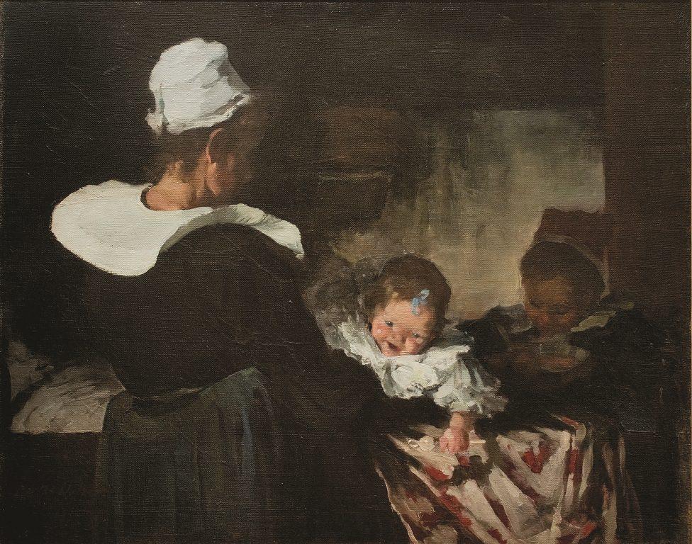« La famille Bretagne » - Painting de Martha Walter
